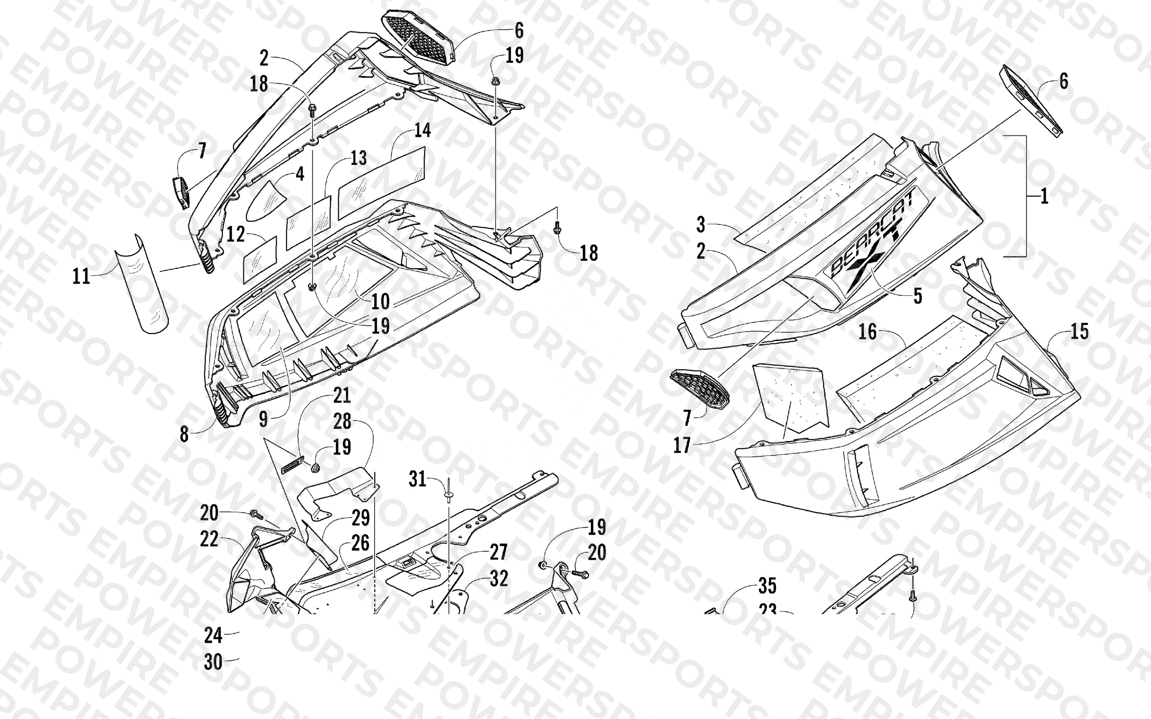 SKID PLATE AND SIDE PANEL ASSEMBLY