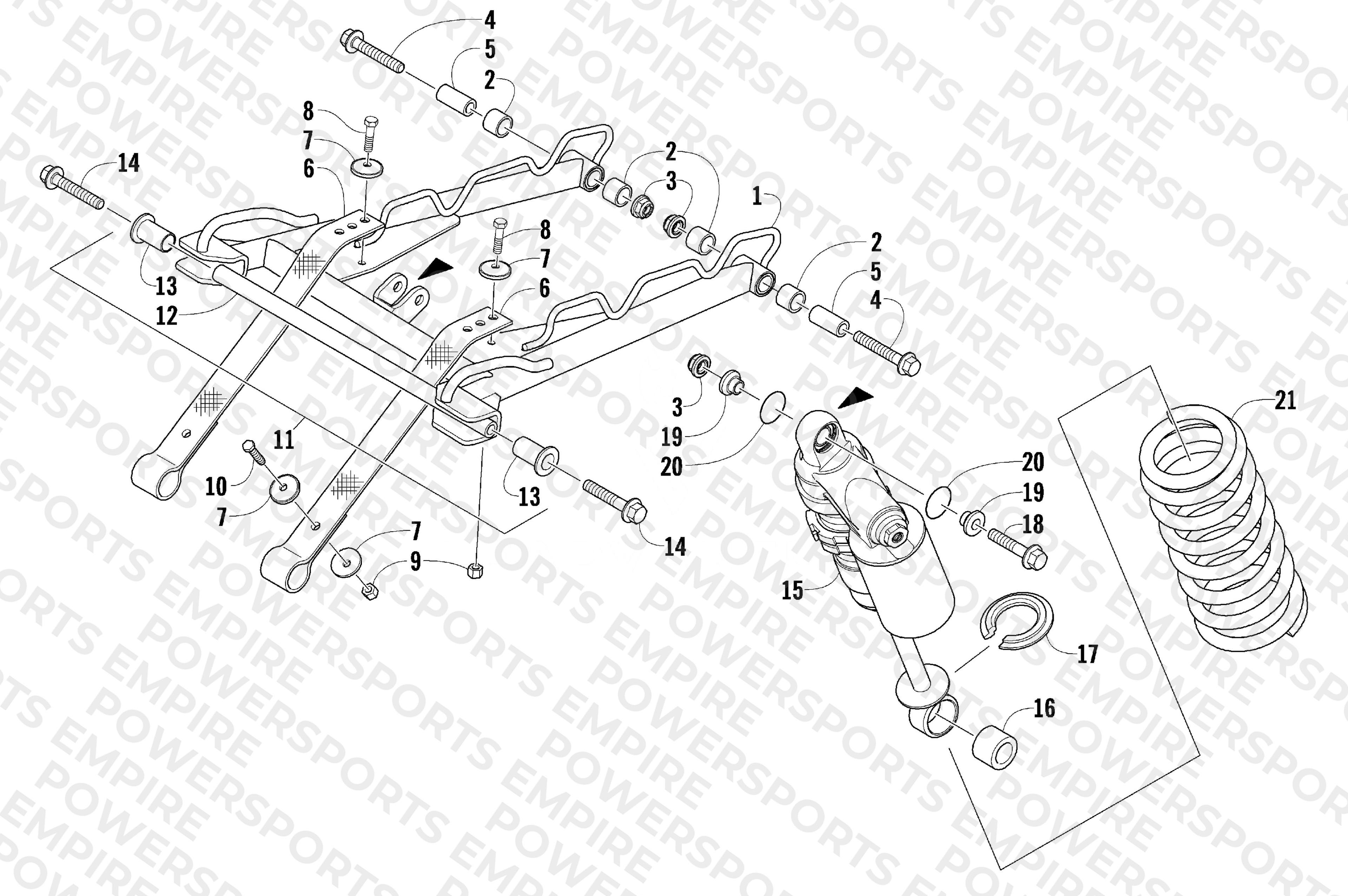 REAR SUSPENSION FRONT ARM ASSEMBLY