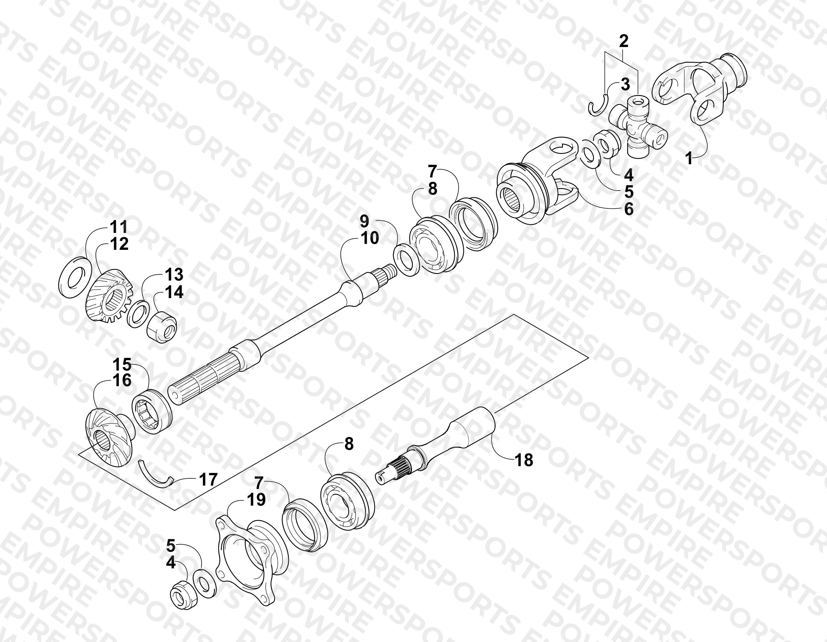 SECONDARY DRIVE ASSEMBLY