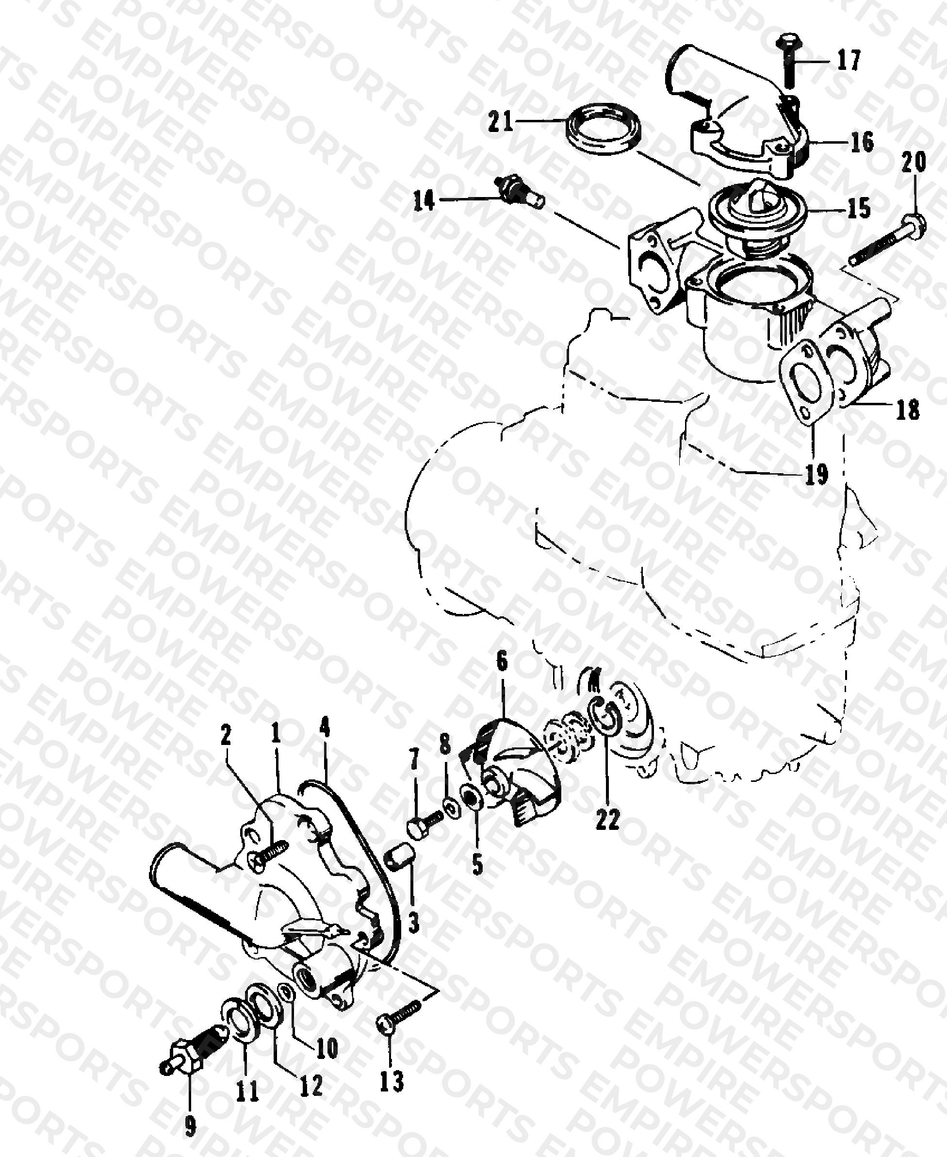 WATER PUMP/WATER MANIFOLD