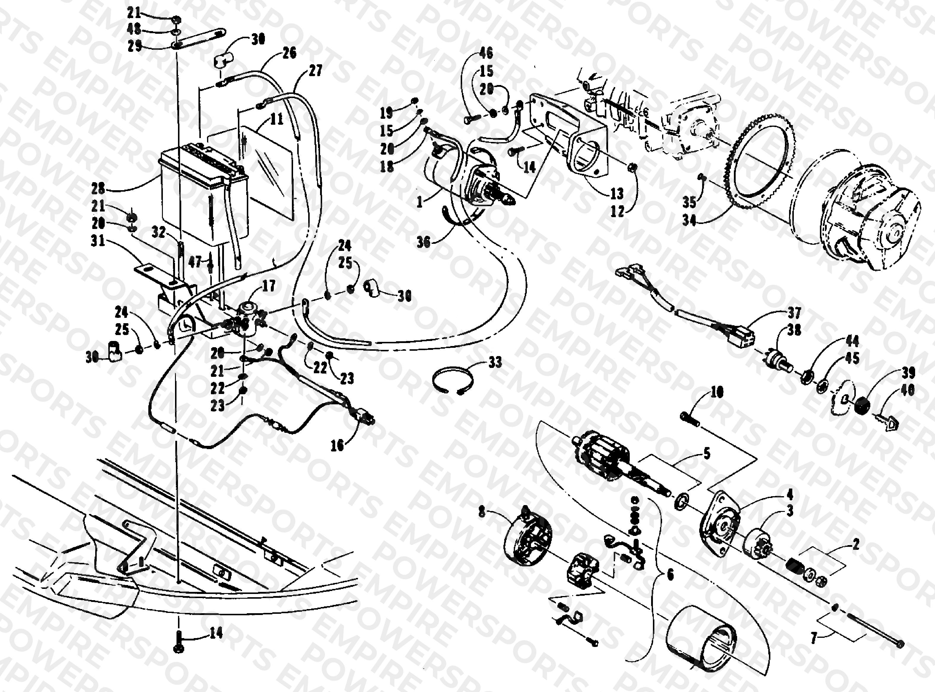 ELECTRIC START ASSEMBLY