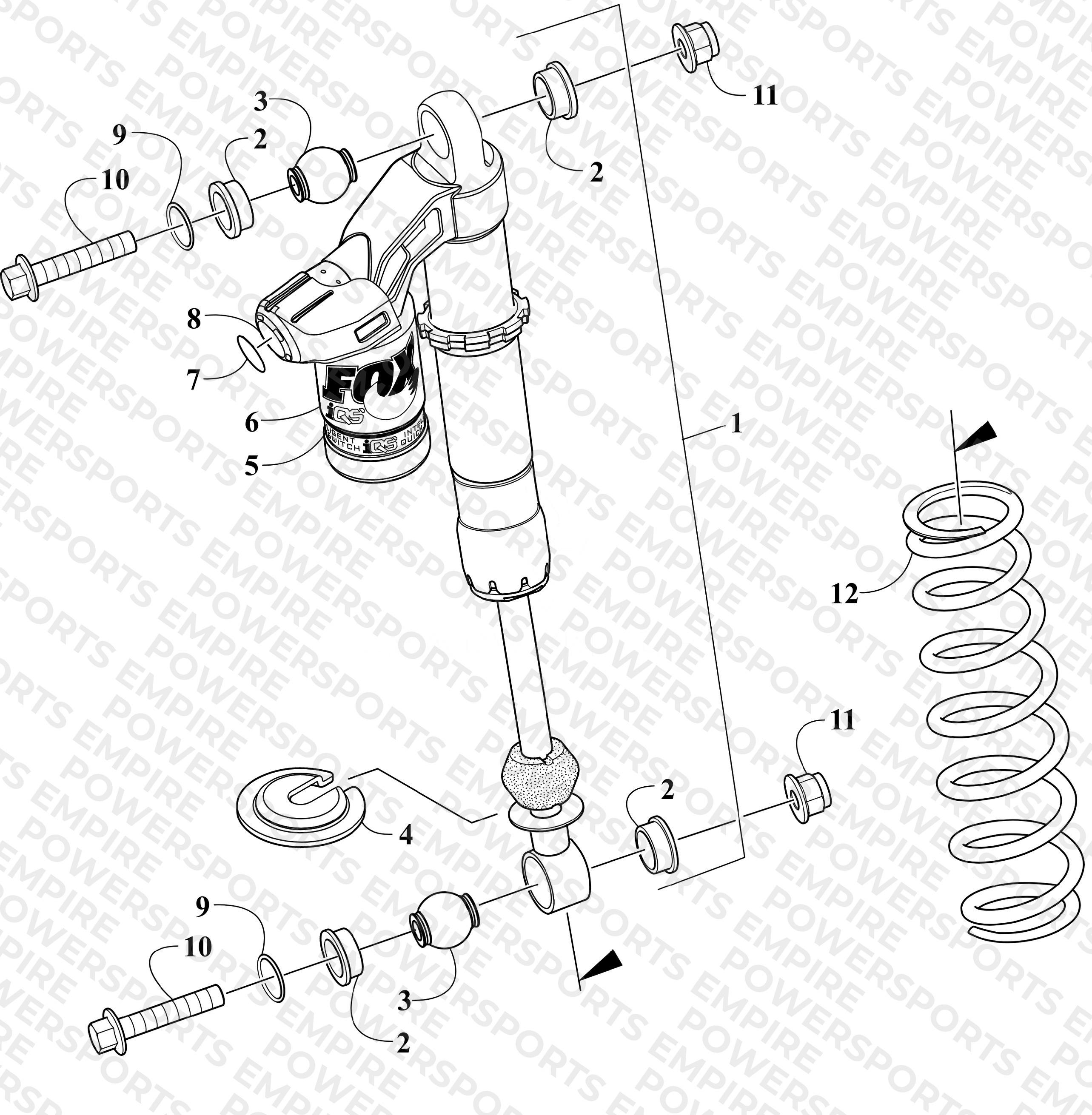 FRONT SUSPENSION SHOCK ABSORBER ASSEMBLY