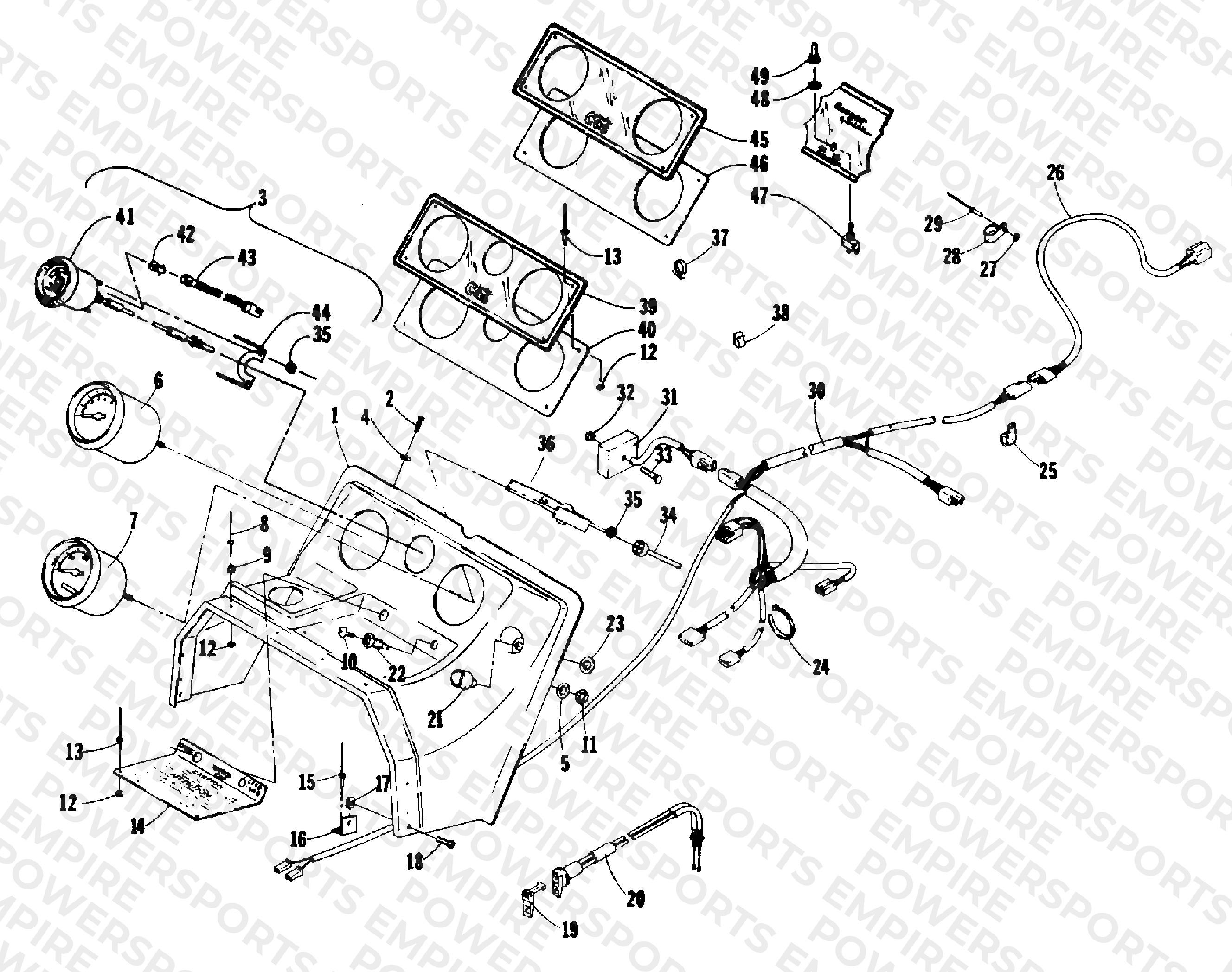 CONSOLE AND WIRING ASSEMBLIES