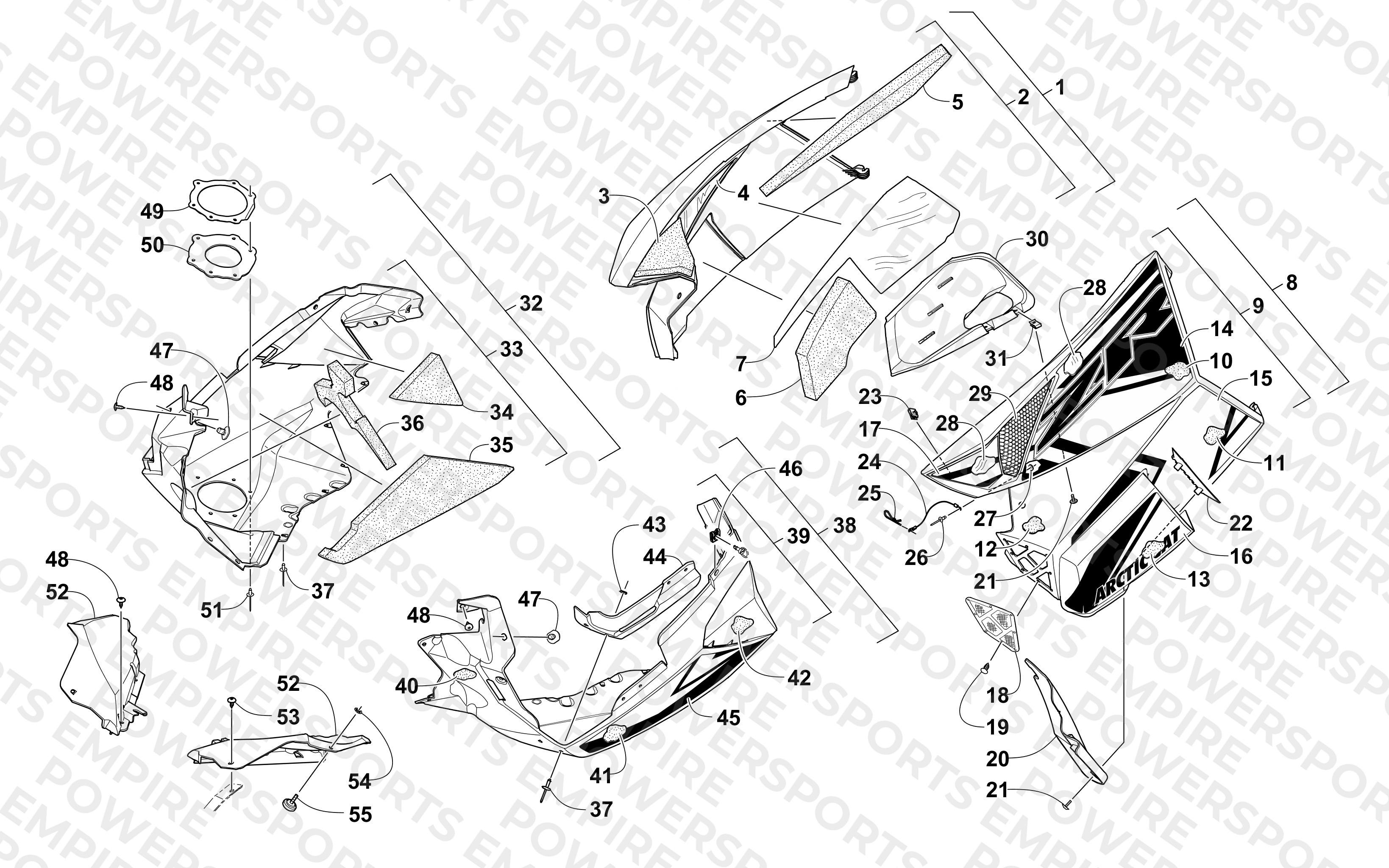 SKID PLATE AND SIDE PANEL ASSEMBLY