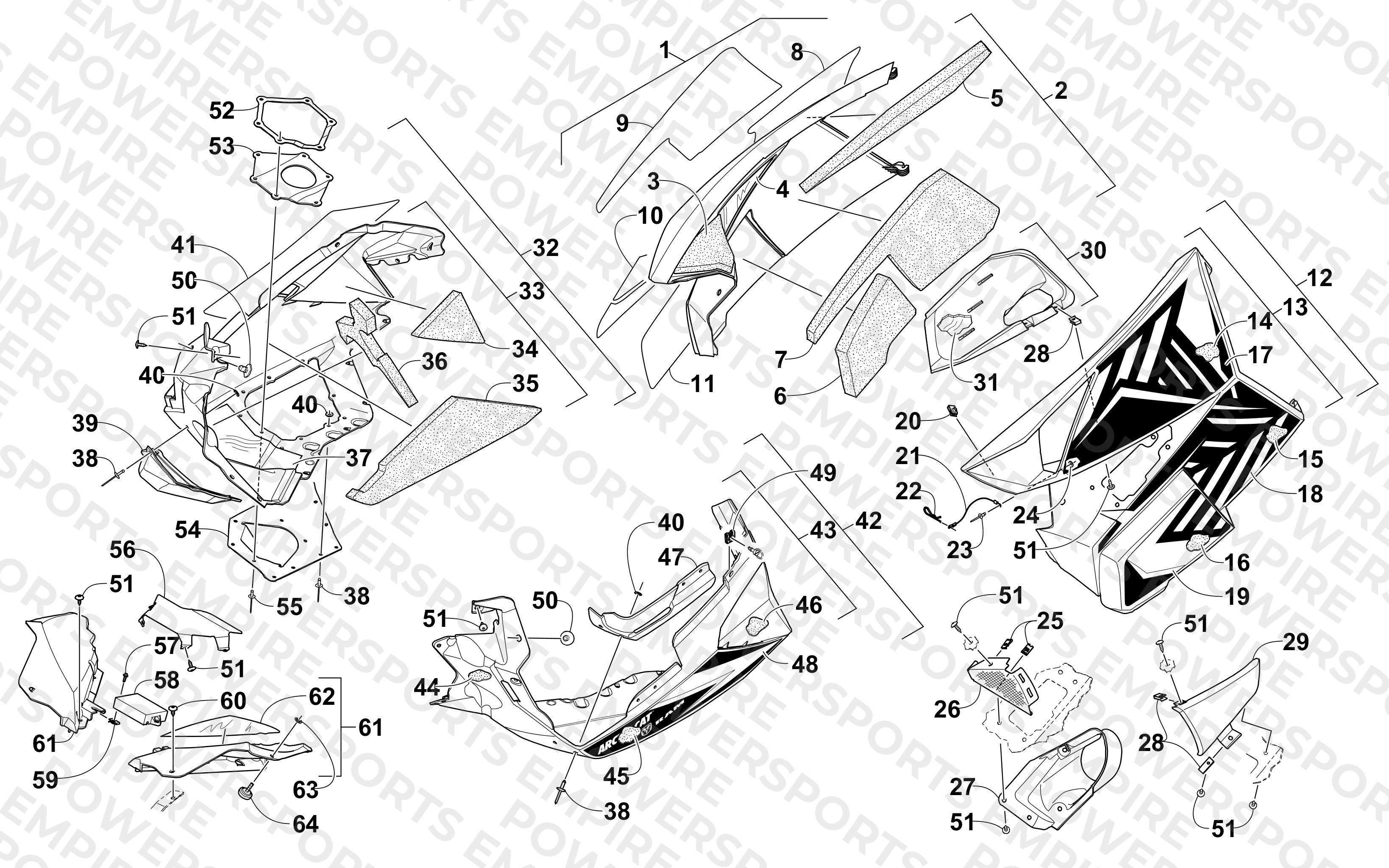 SKID PLATE AND SIDE PANEL ASSEMBLY