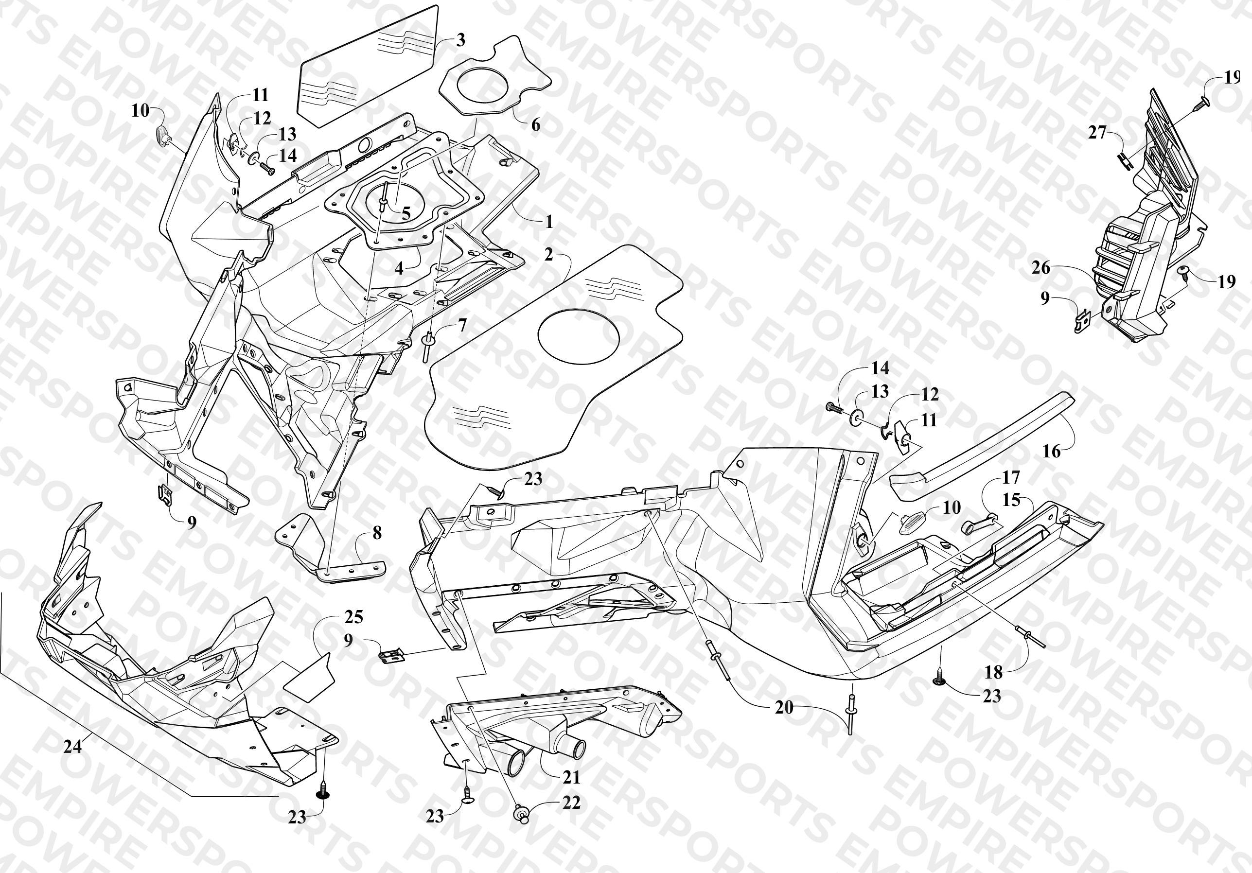 SKID PLATE AND FOOTWELL ASSEMBLIES