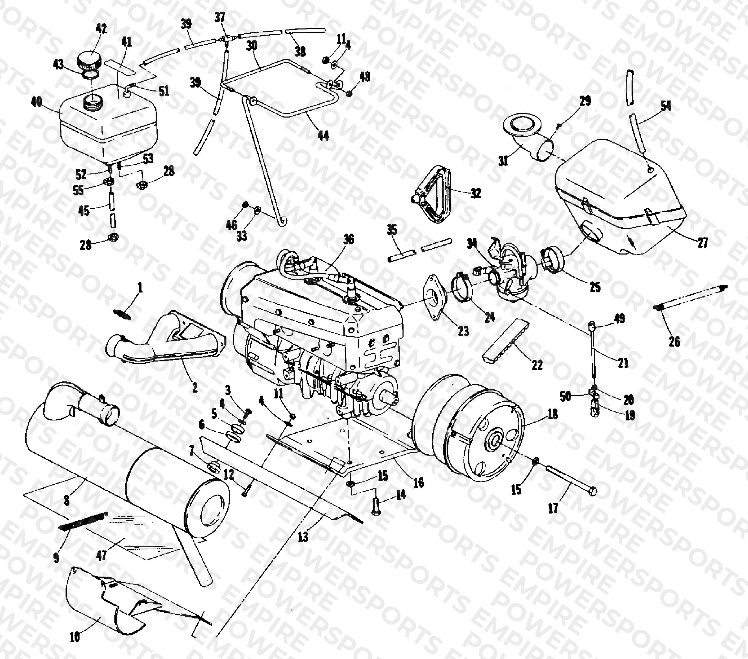 ENGINE AND RELATED PARTS