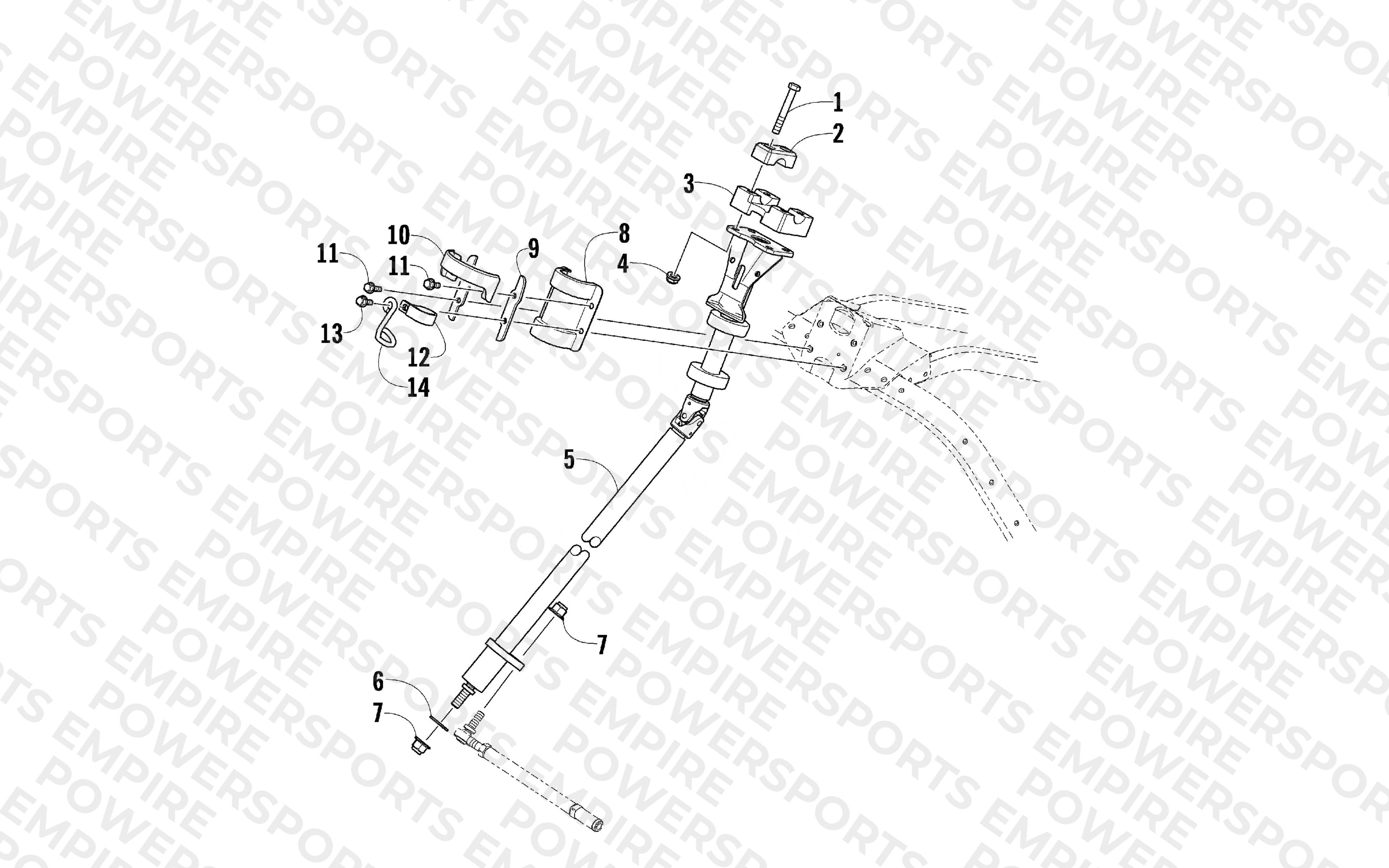STEERING POST ASSEMBLY