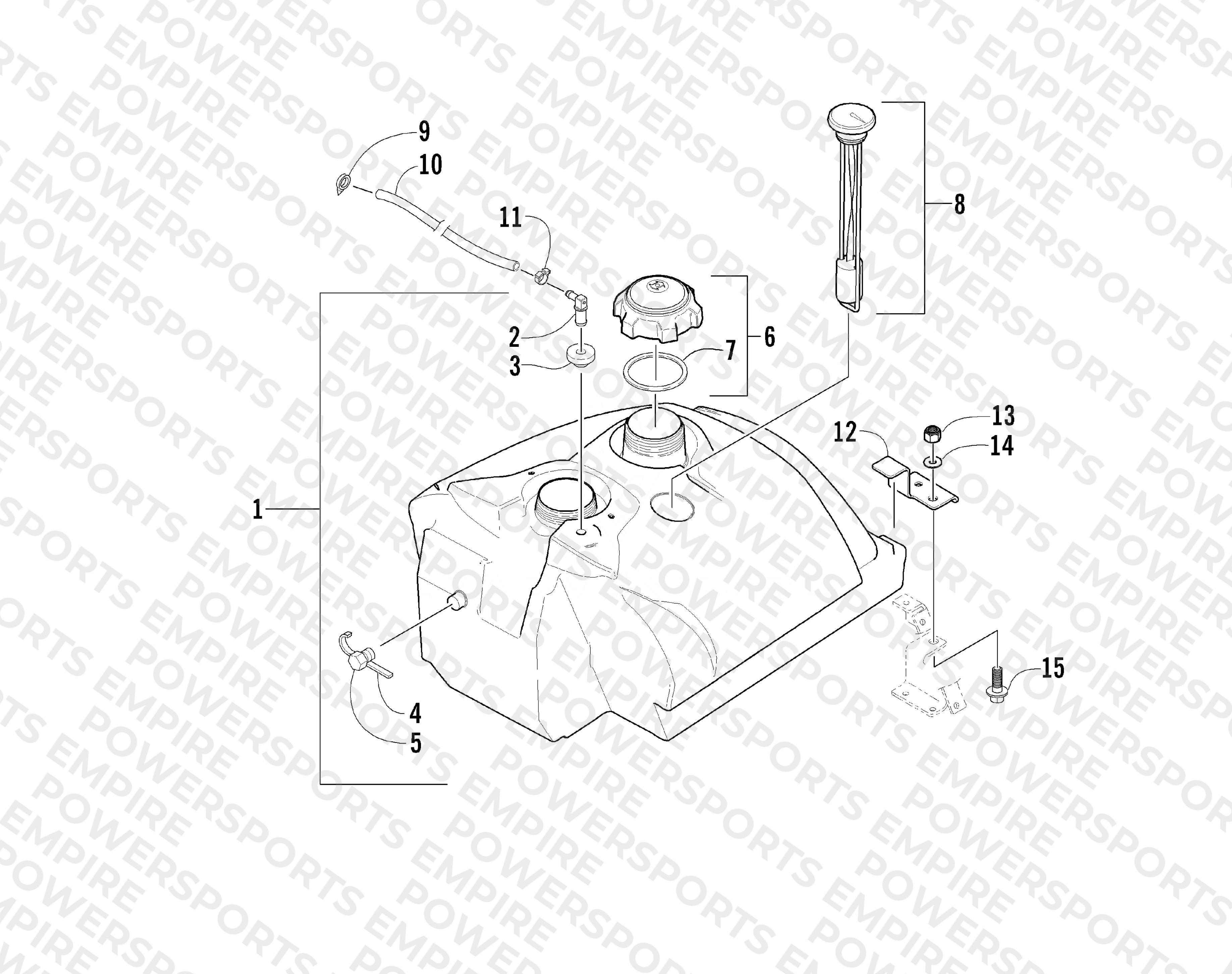 GAS TANK ASSEMBLY