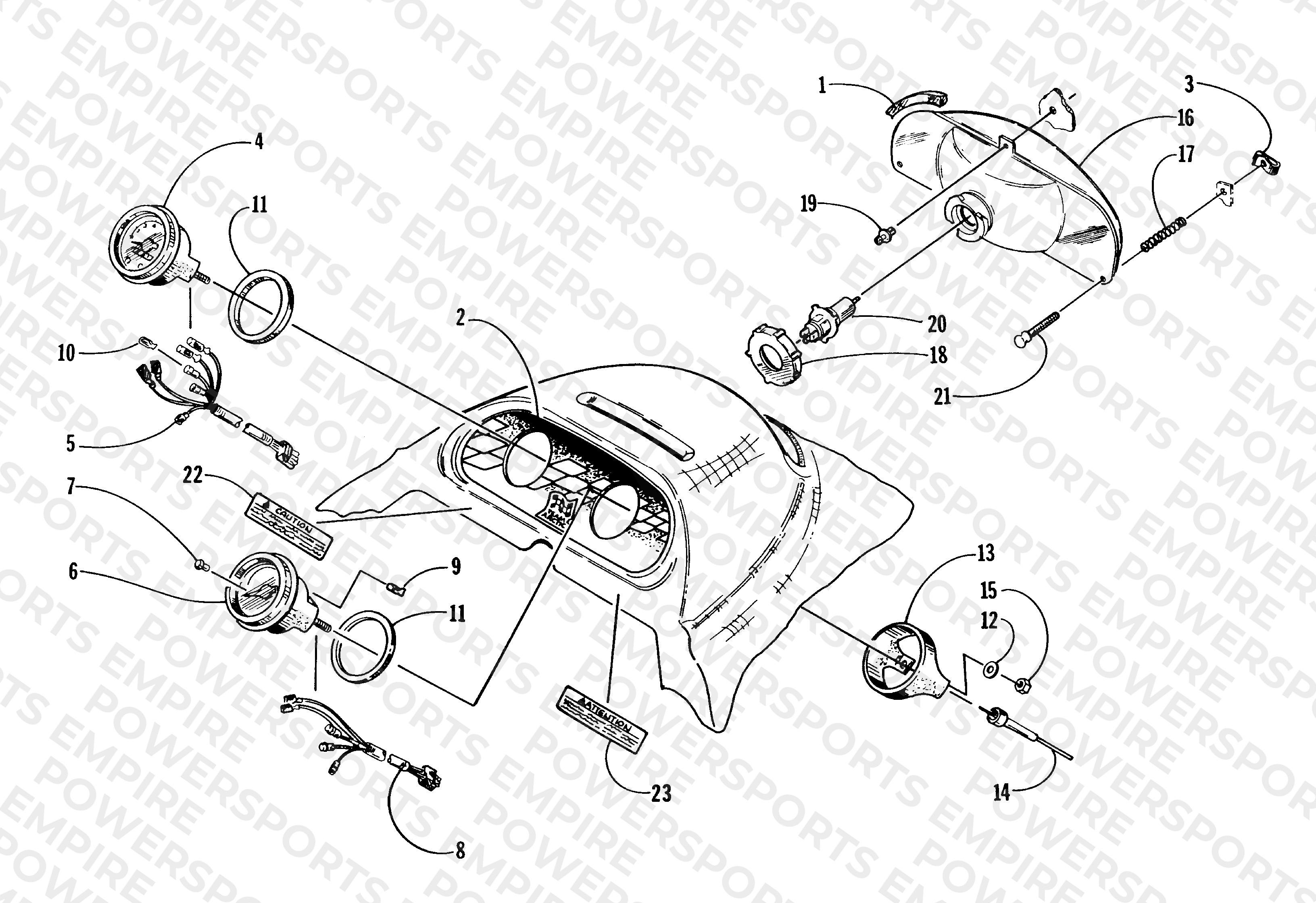HEADLIGHT AND INSTRUMENTS