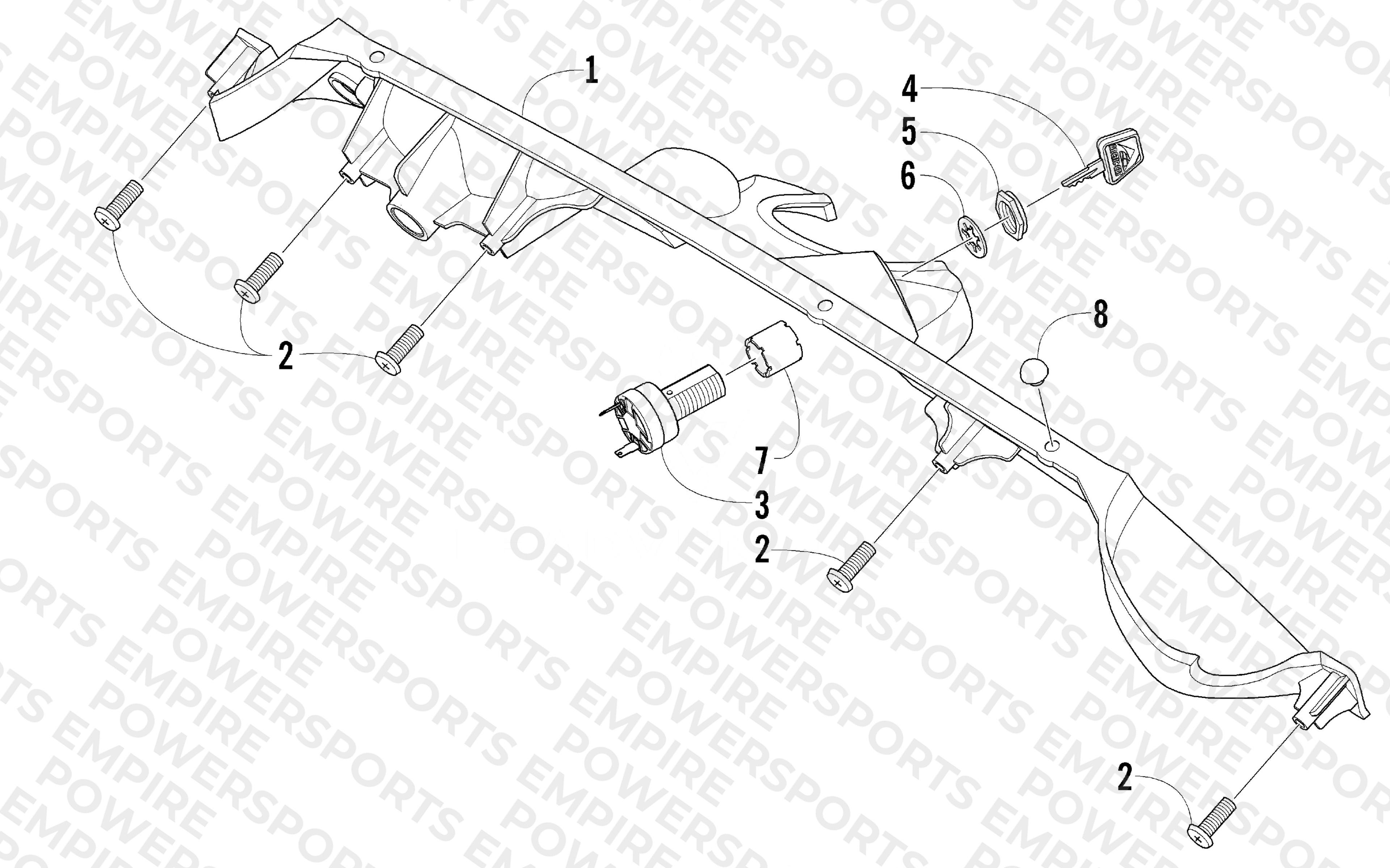 CONSOLE AND SWITCH ASSEMBLY