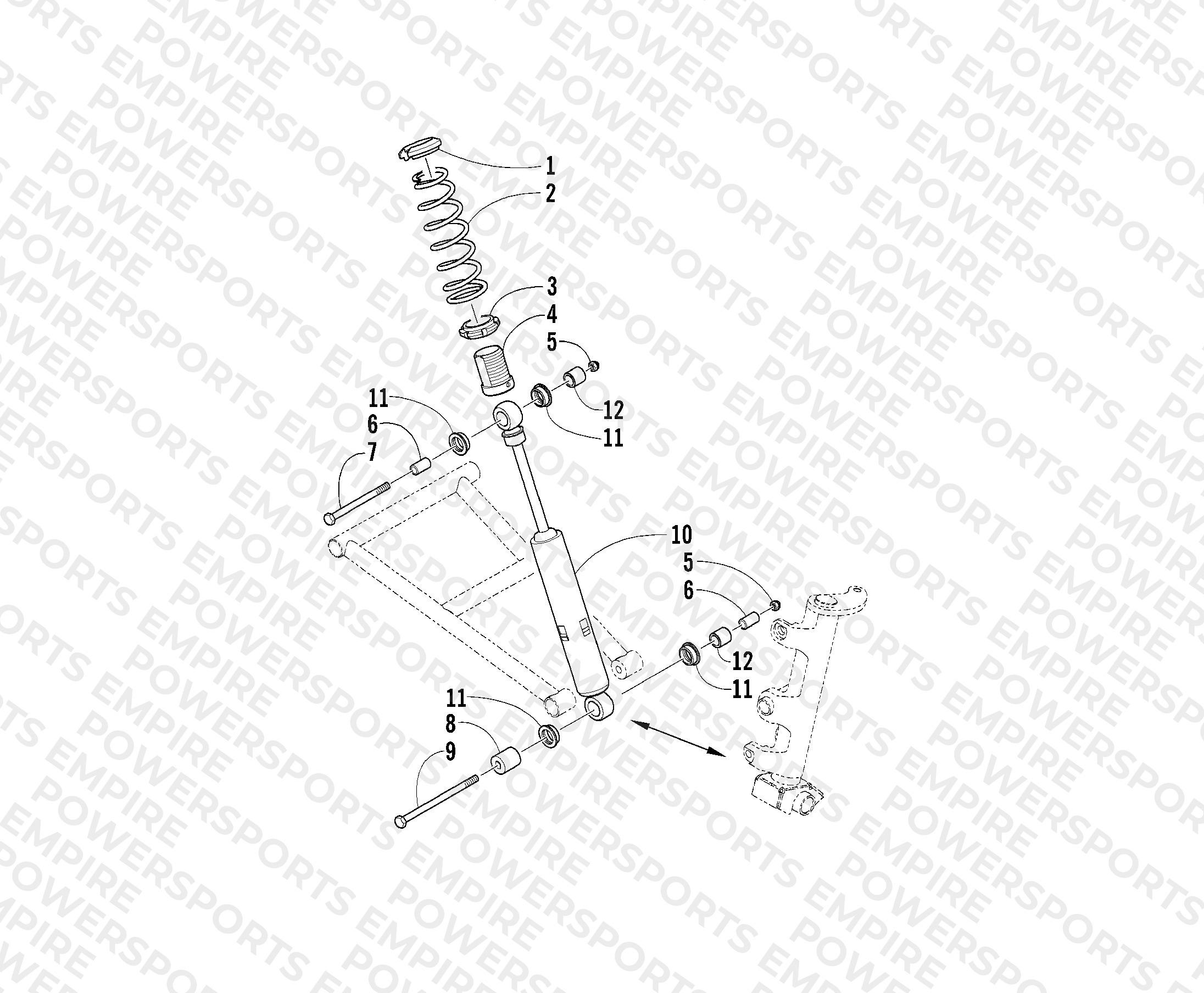 FRONT SUSPENSION SHOCK ABSORBER ASSEMBLY