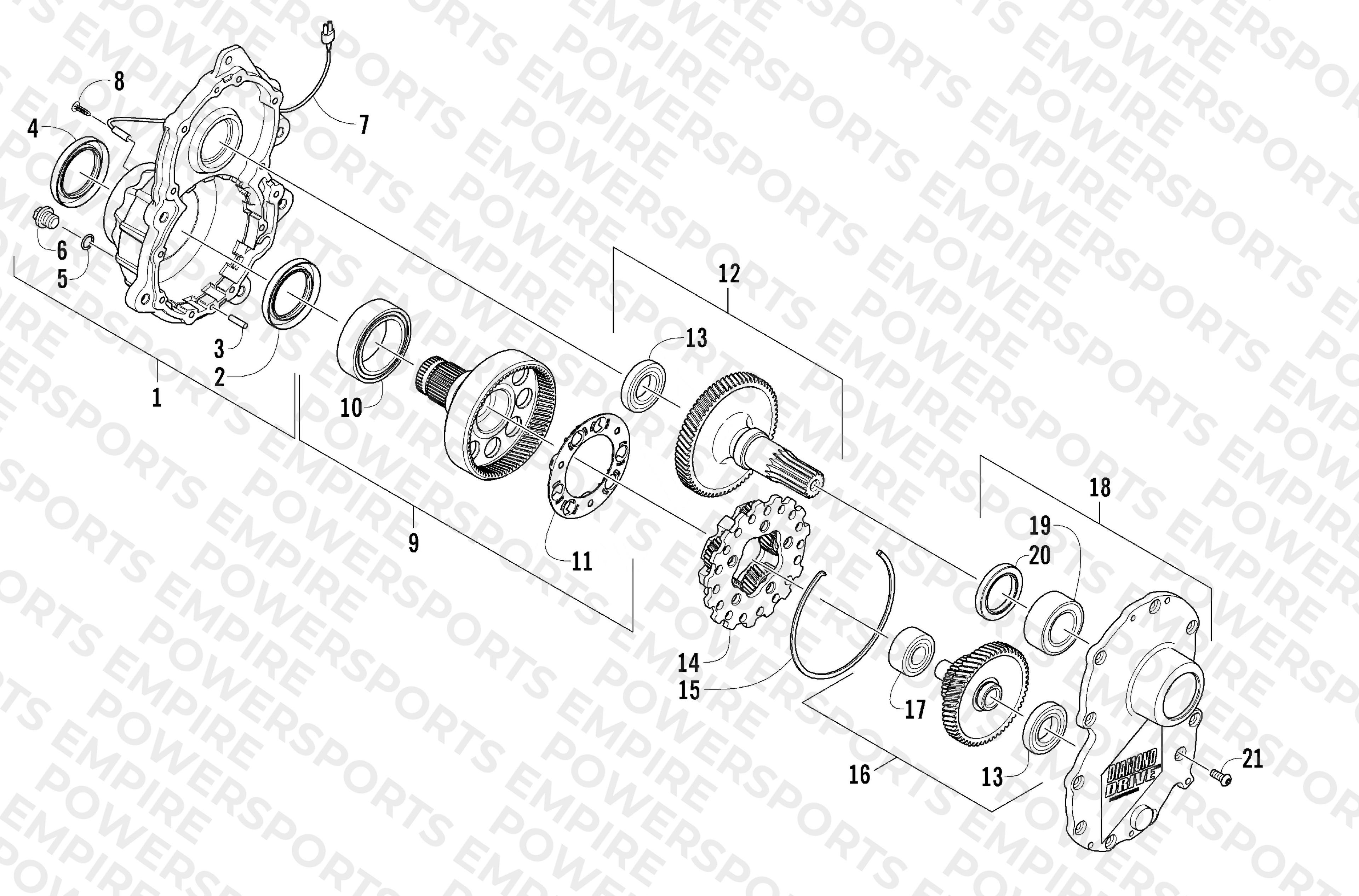 GEARCASE ASSEMBLY