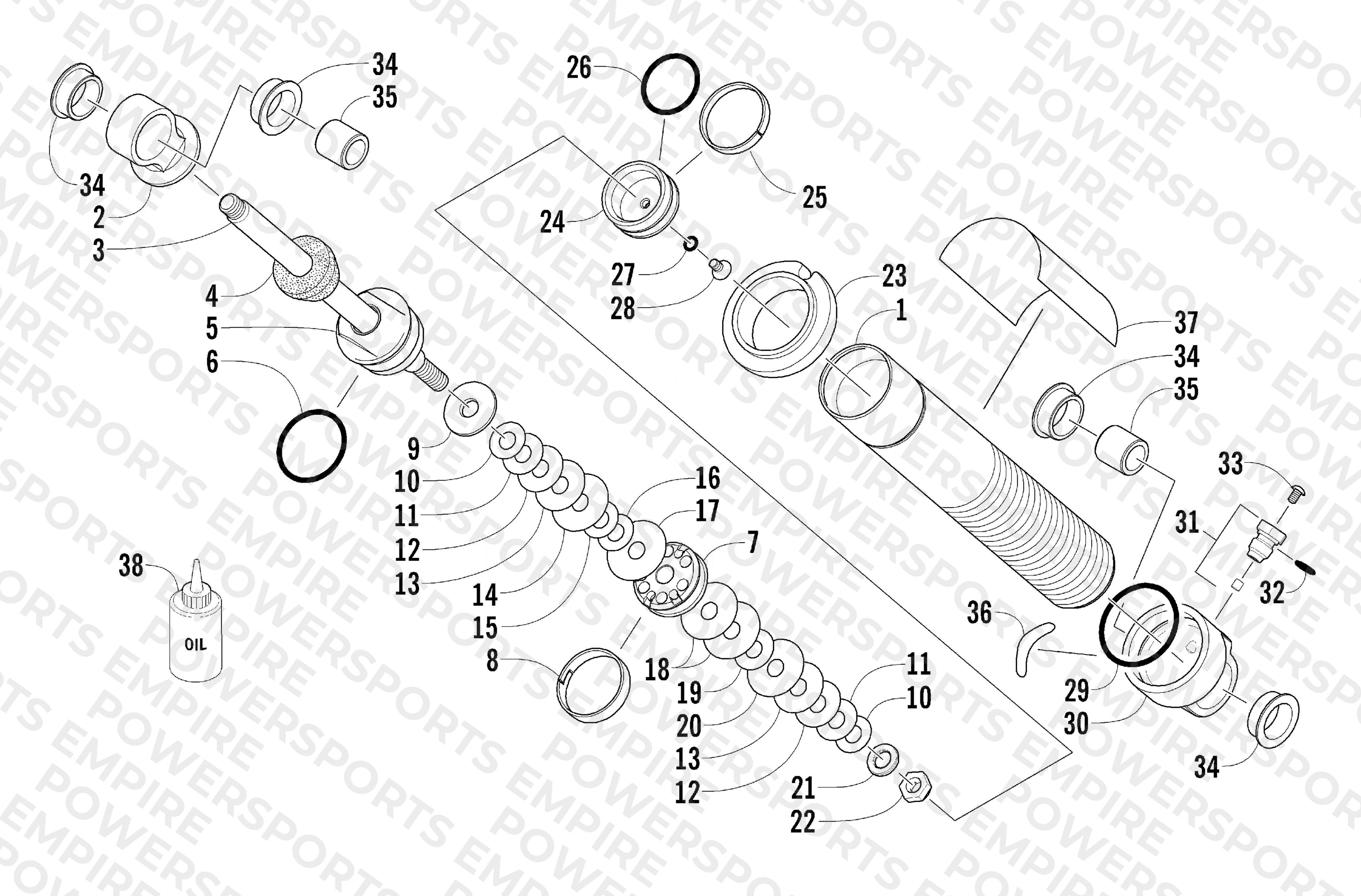 FRONT SUSPENSION SHOCK ABSORBER