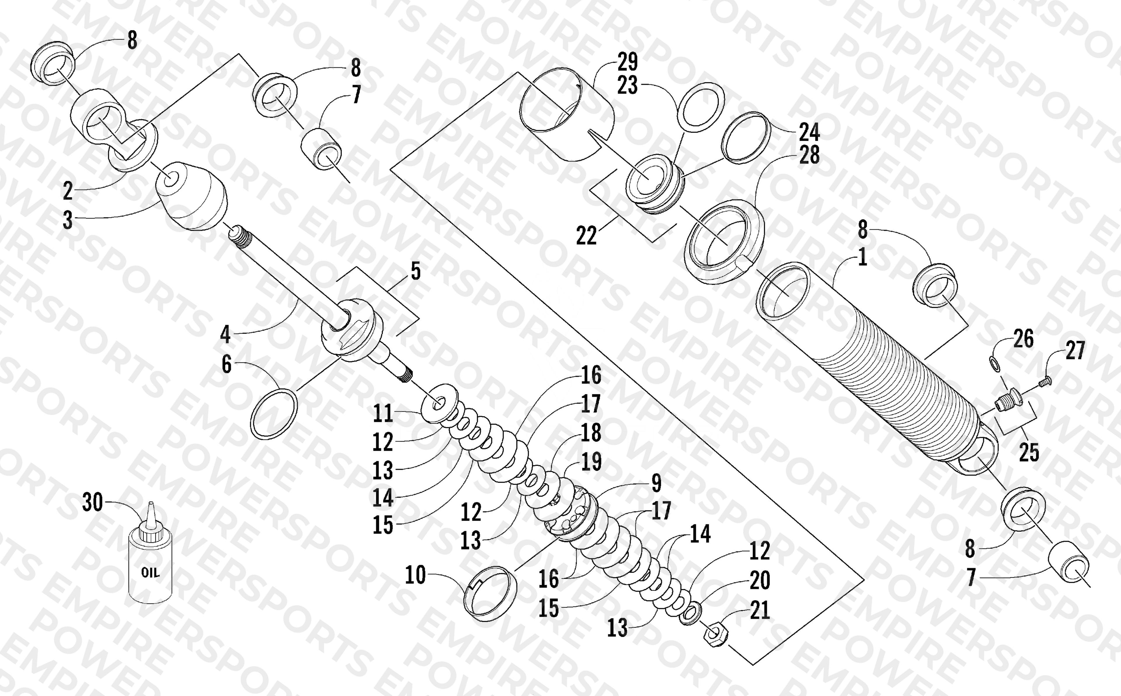 FRONT SUSPENSION SHOCK ABSORBER