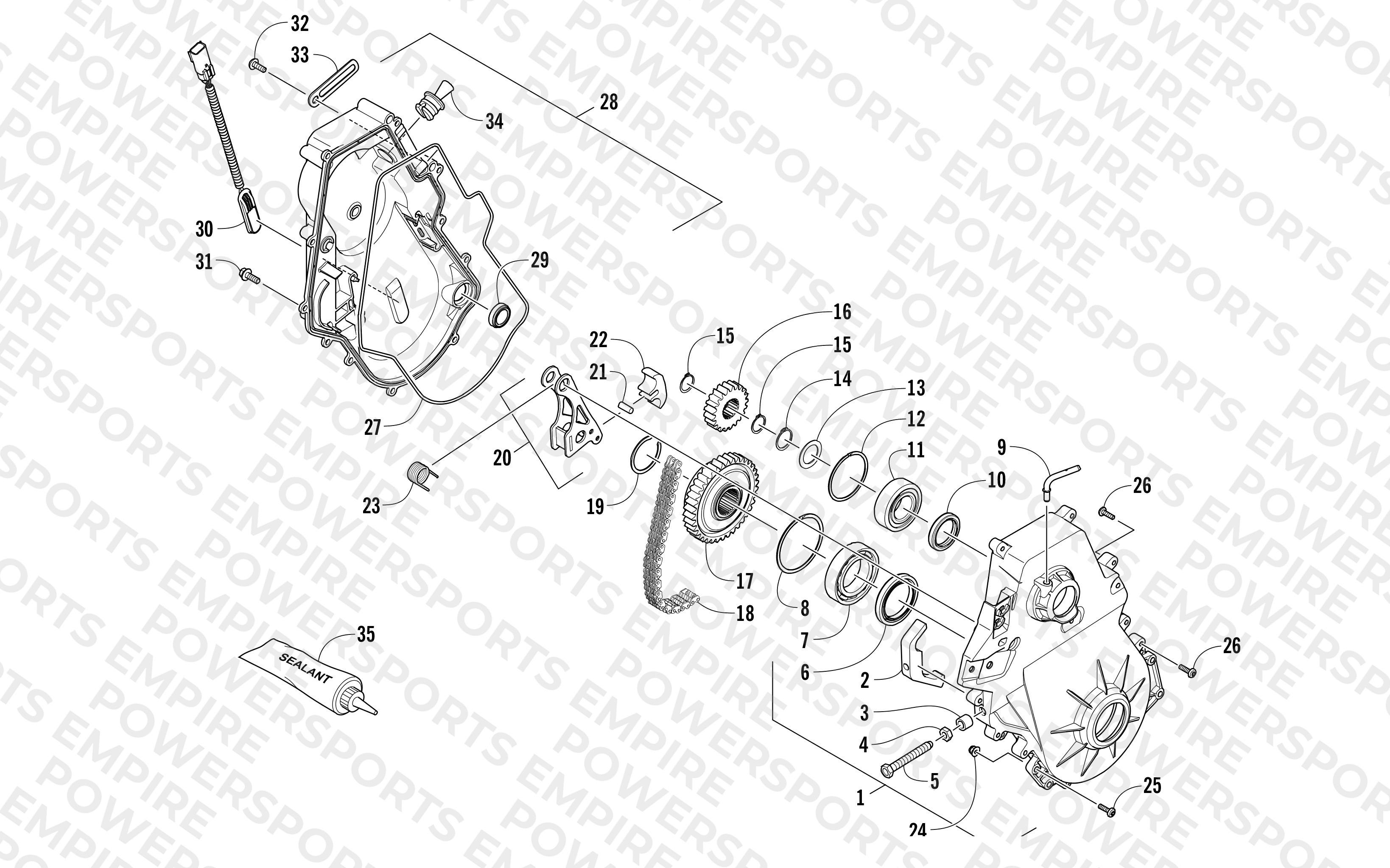 CHAIN CASE ASSEMBLY