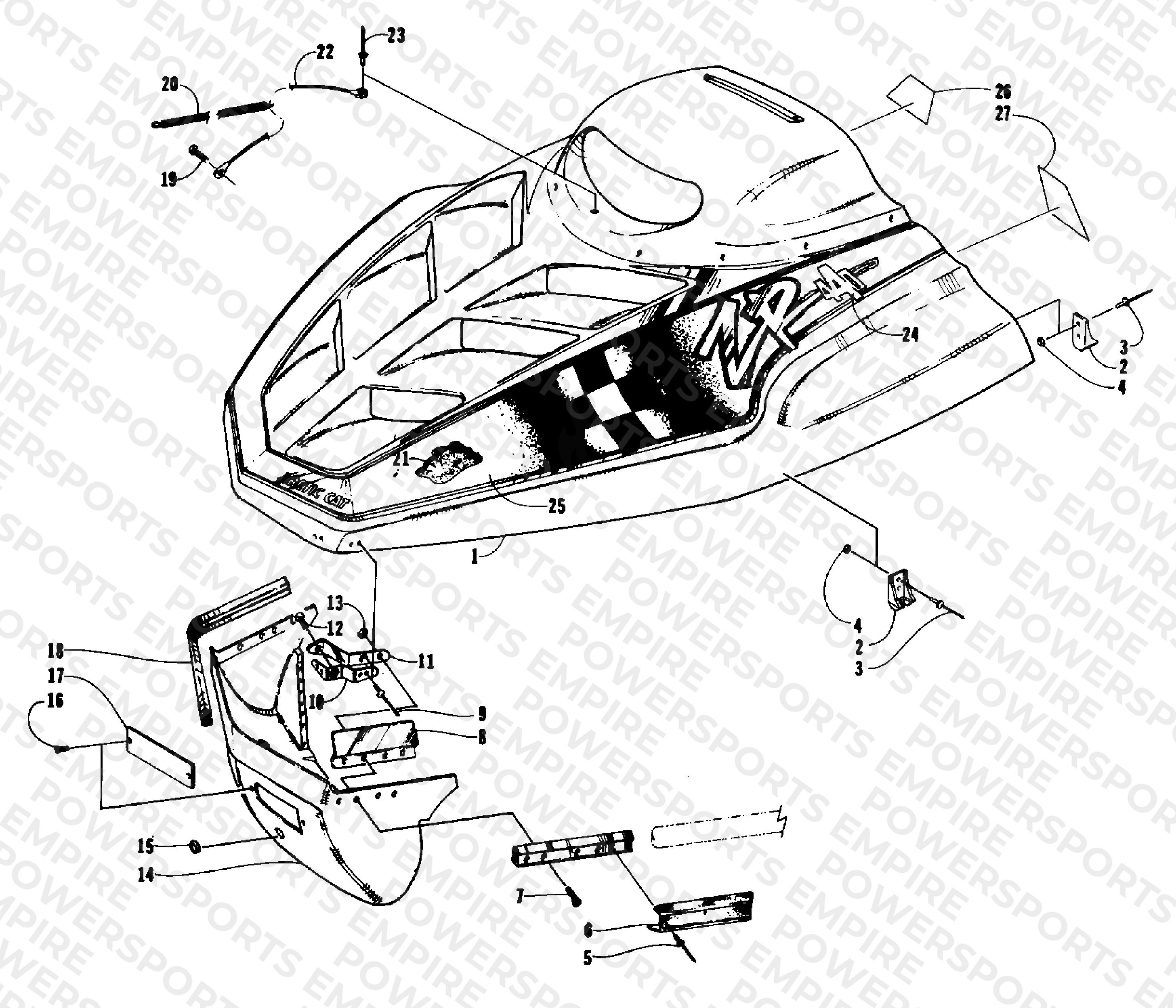 HOOD AND NOSEPIECE ASSEMBLY