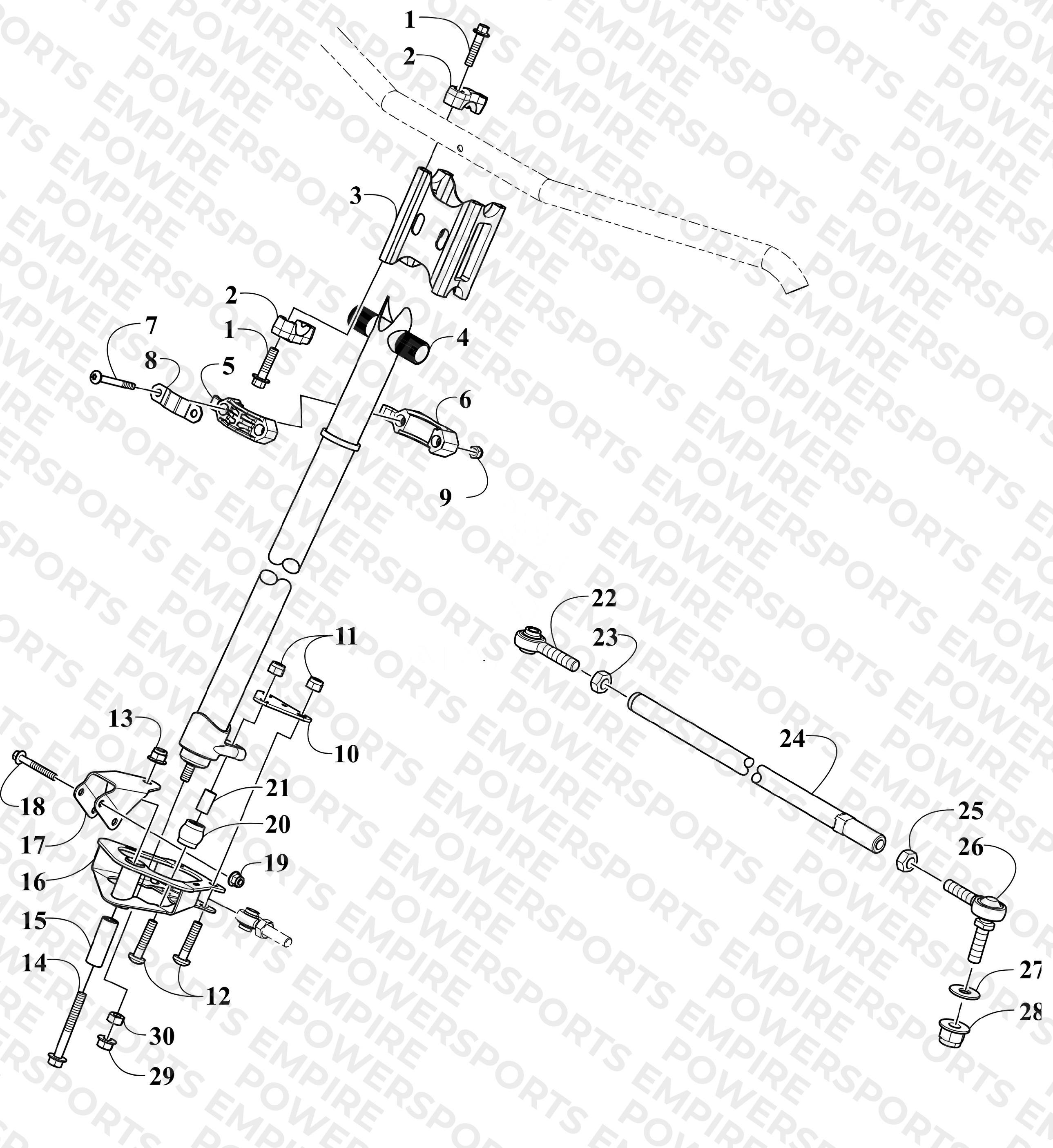 STEERING POST ASSEMBLY