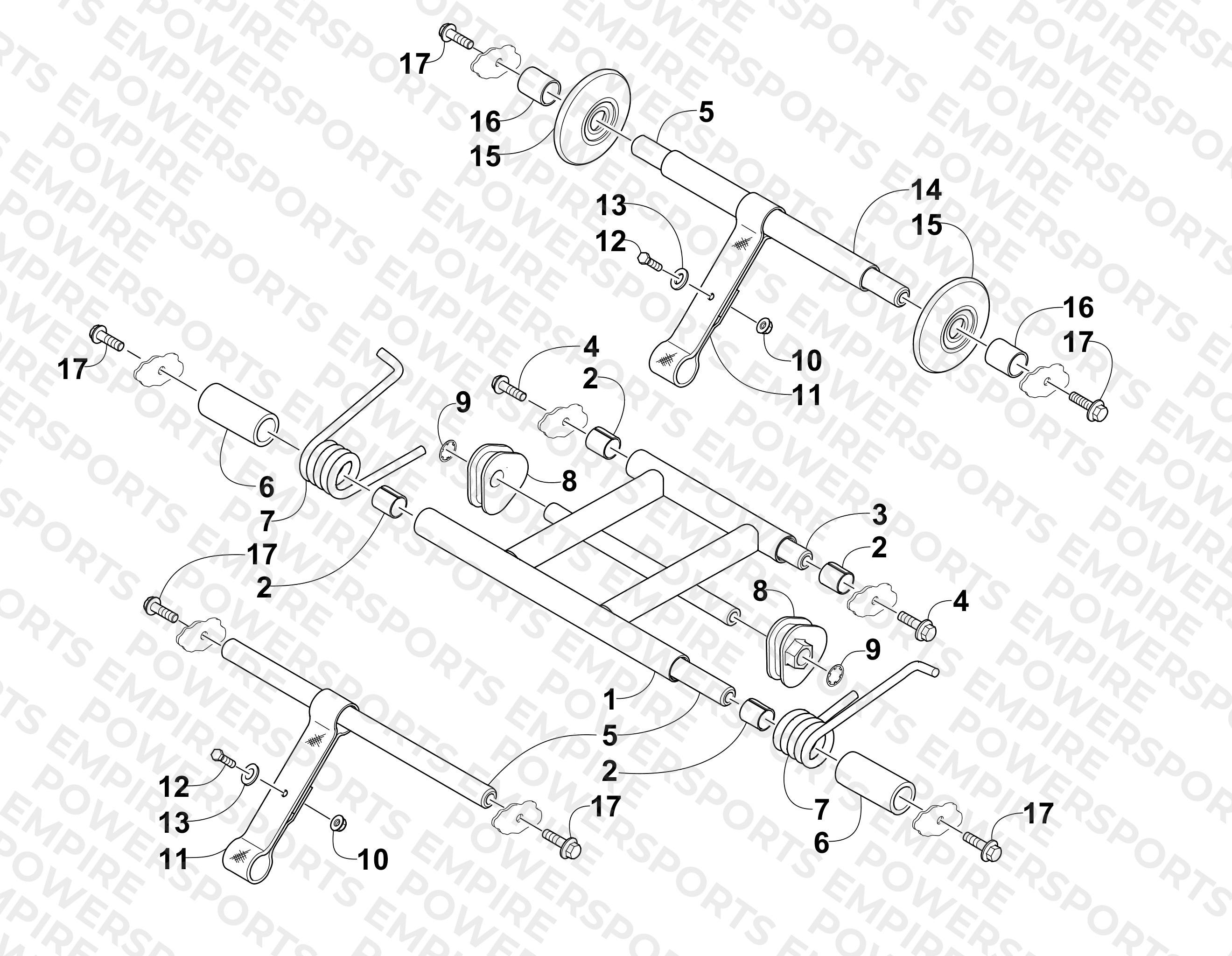 REAR SUSPENSION ARM ASSEMBLY
