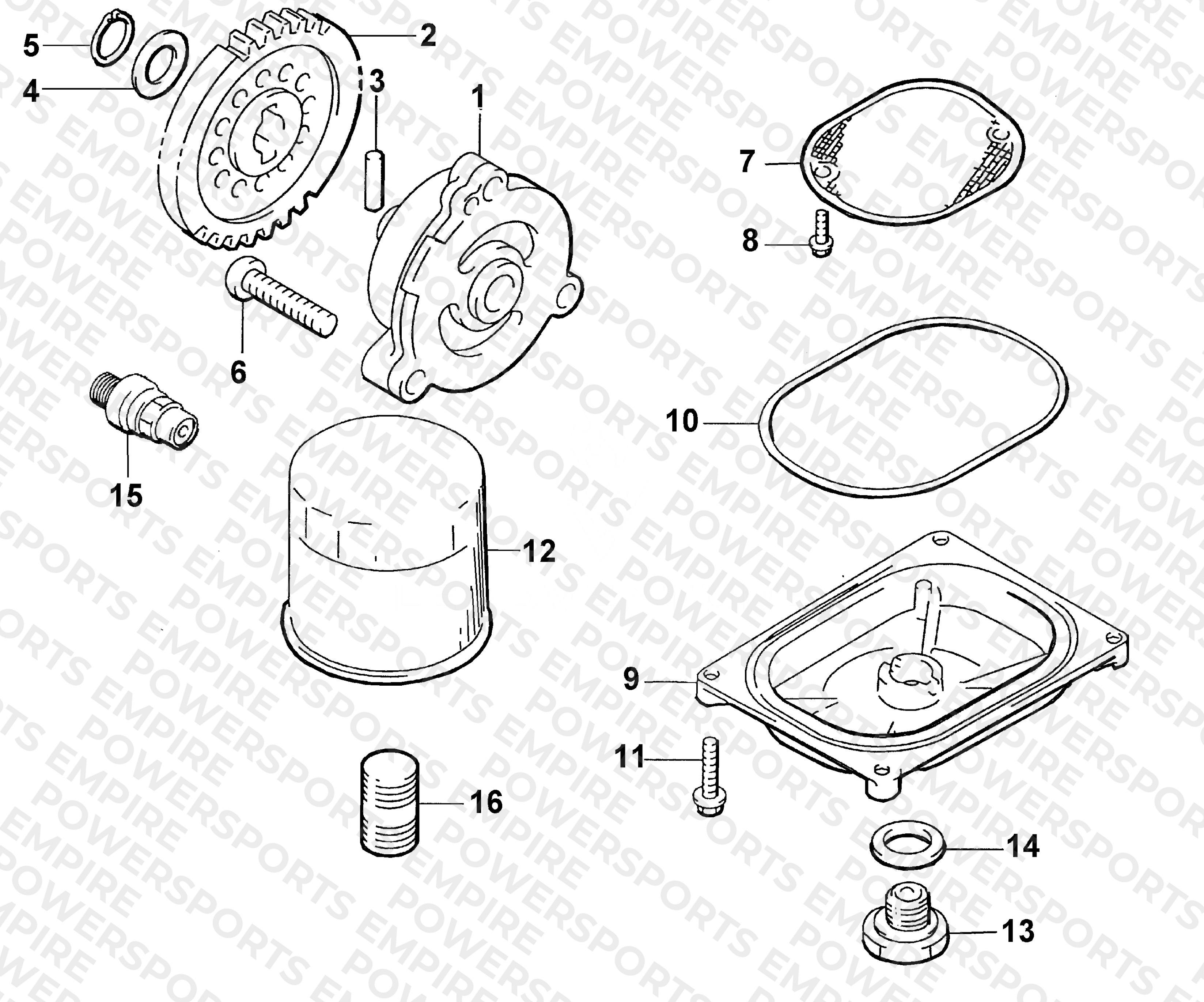 OIL FILTER/PUMP ASSEMBLY