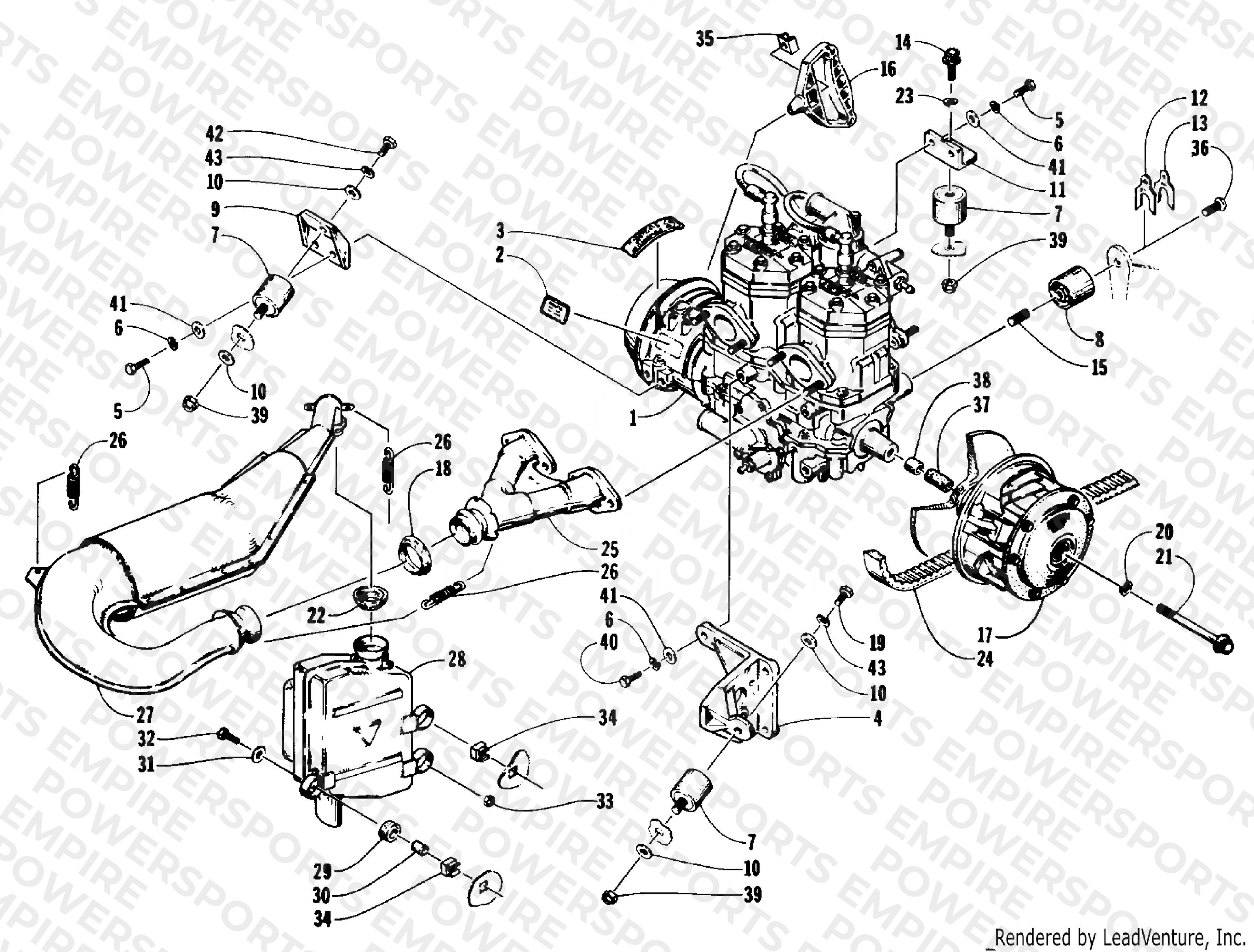 ENGINE AND RELATED PARTS