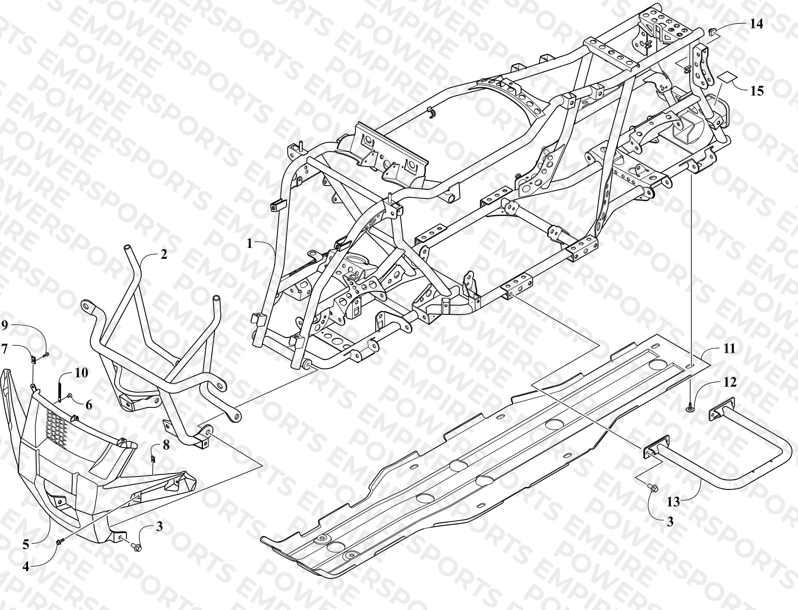 FRAME AND RELATED PARTS