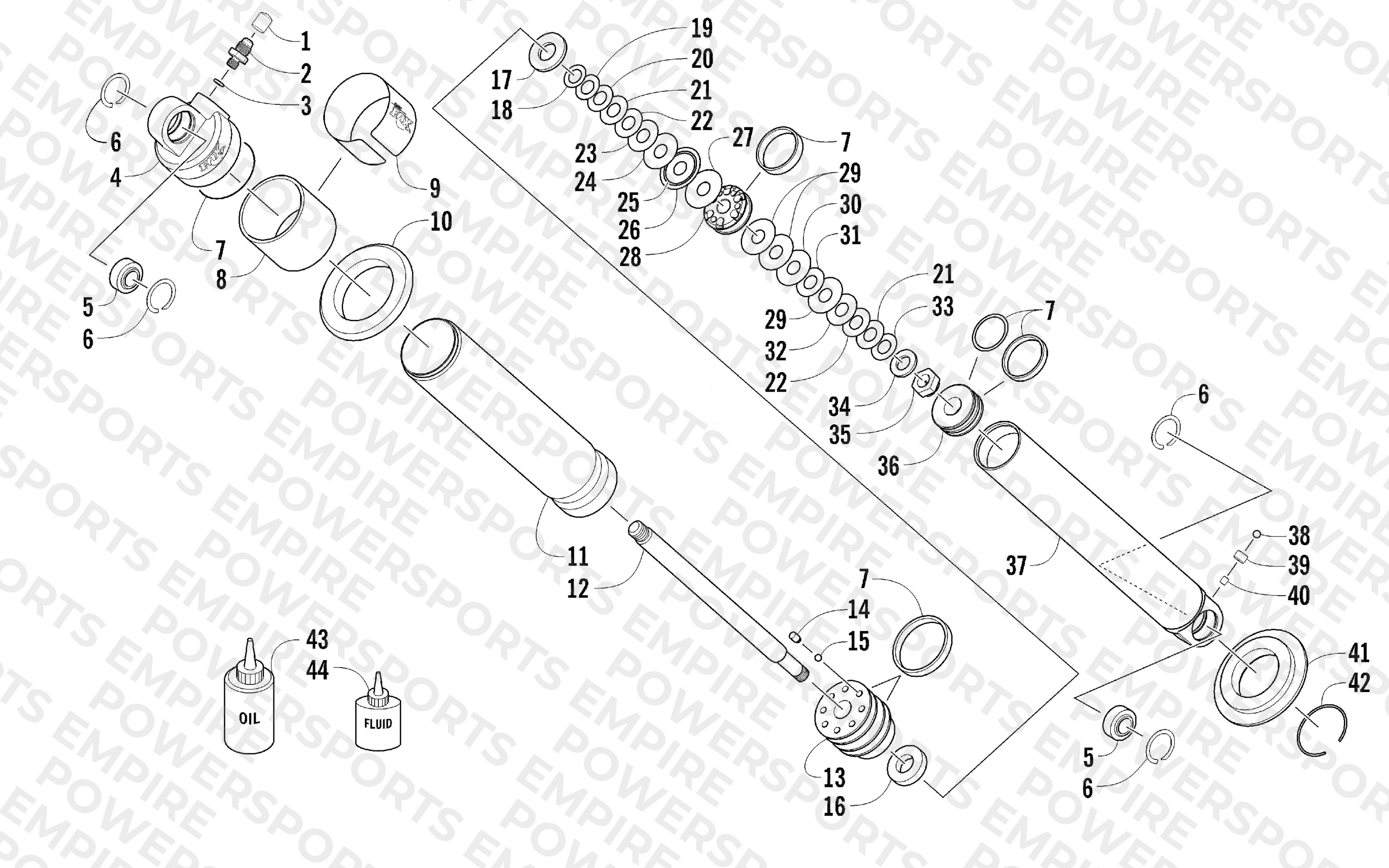REAR SUSPENSION SHOCK ABSORBER