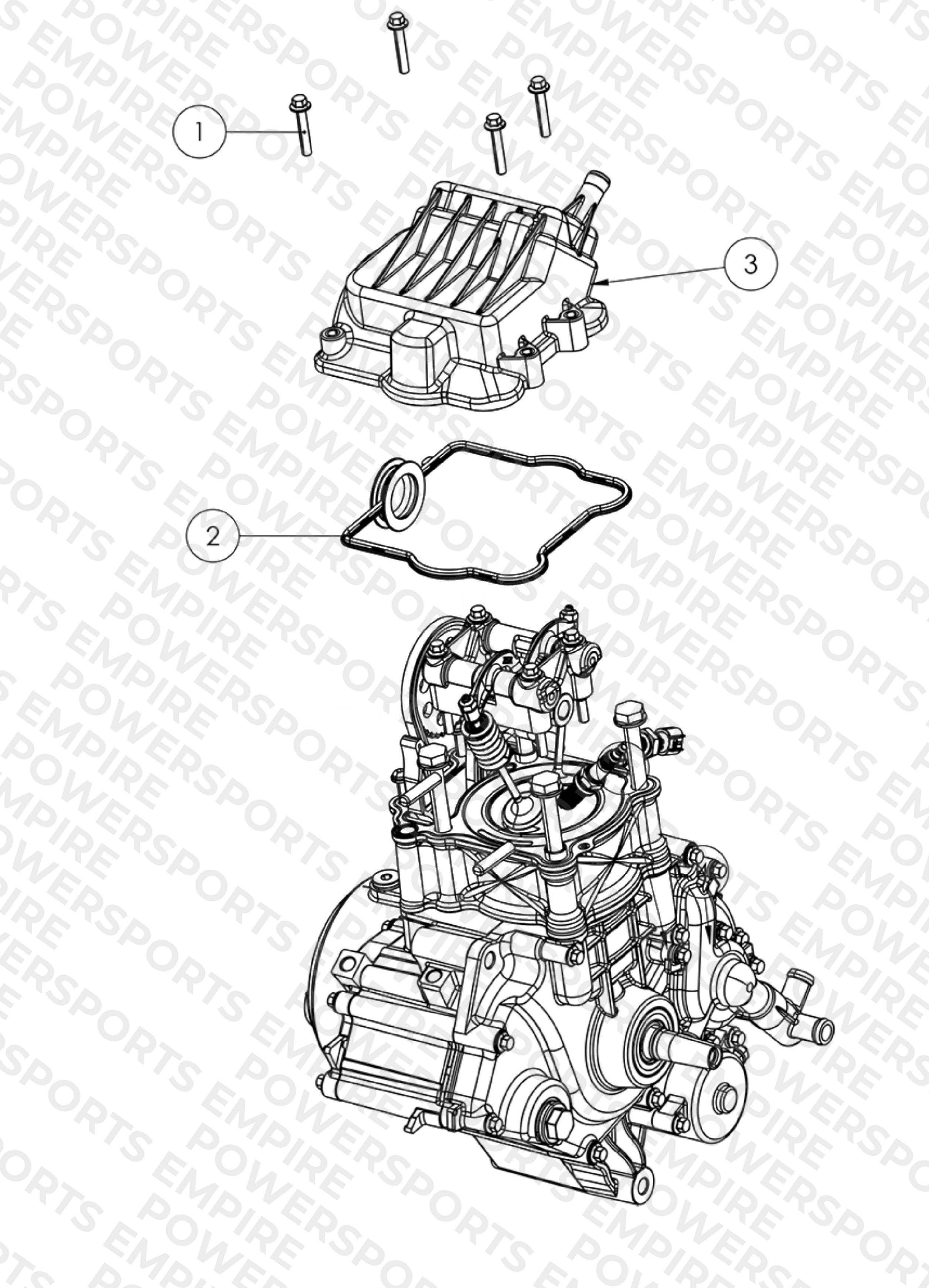 Head Cover - Water Pump
