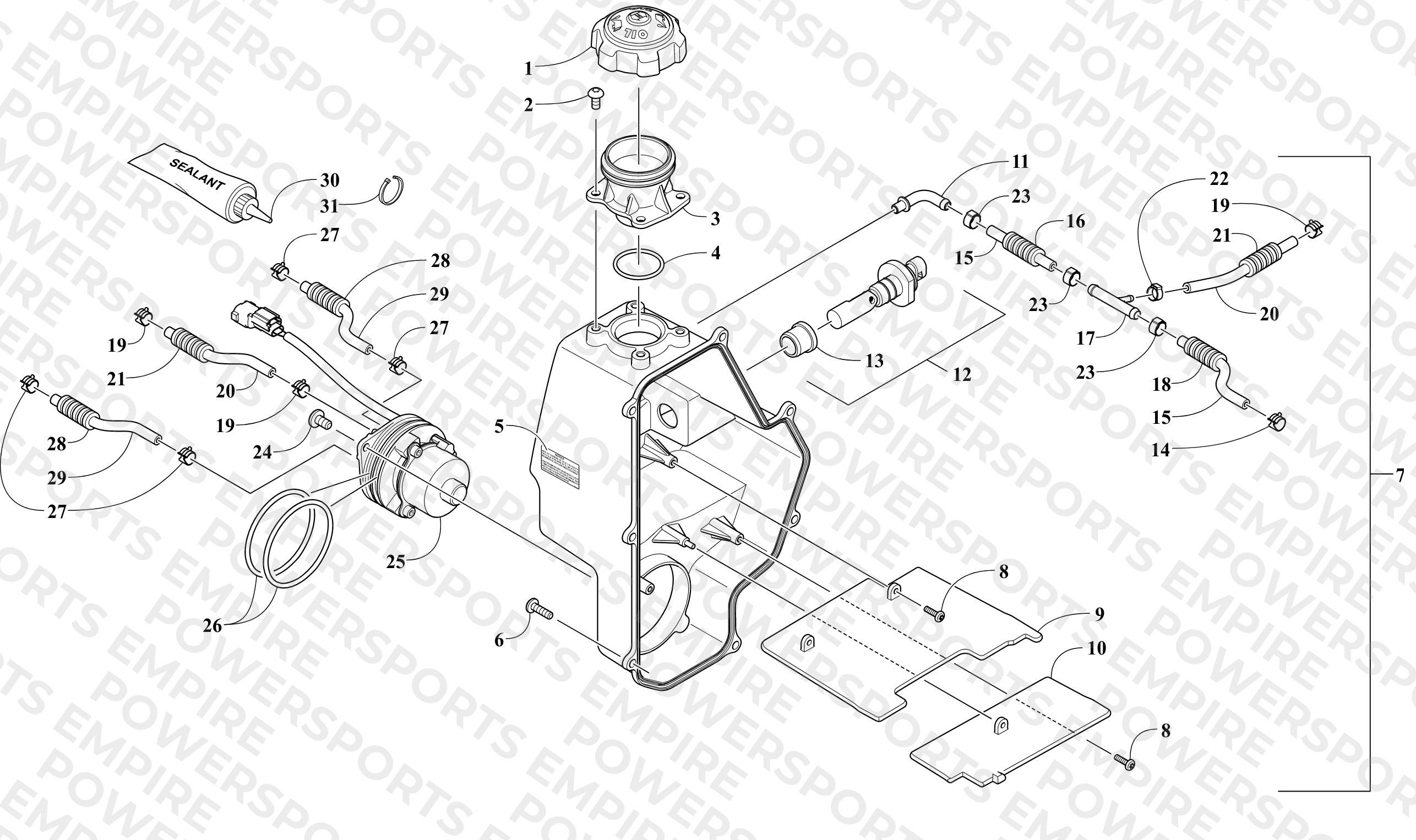 OIL TANK ASSEMBLY