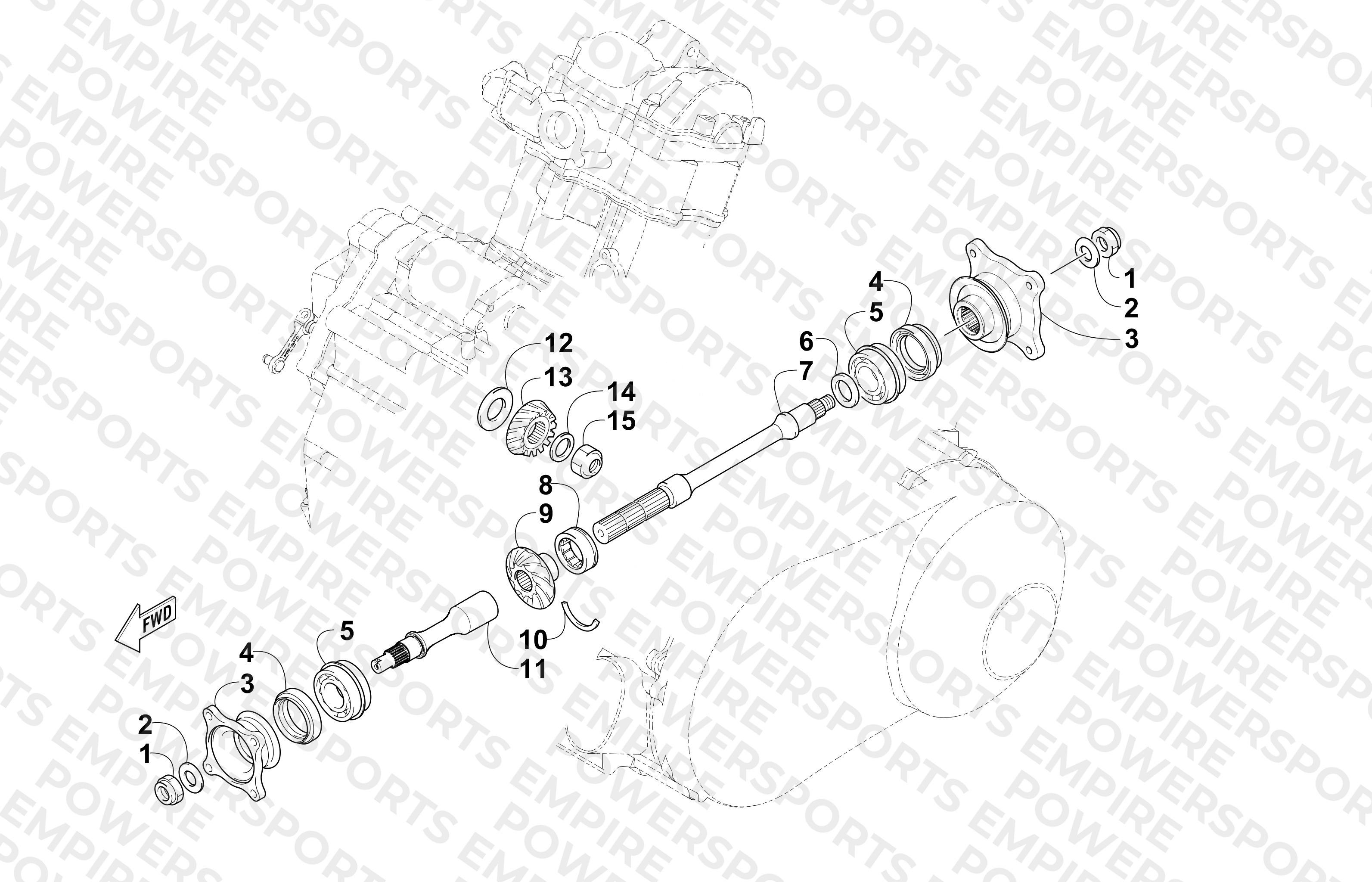 SECONDARY DRIVE ASSEMBLY