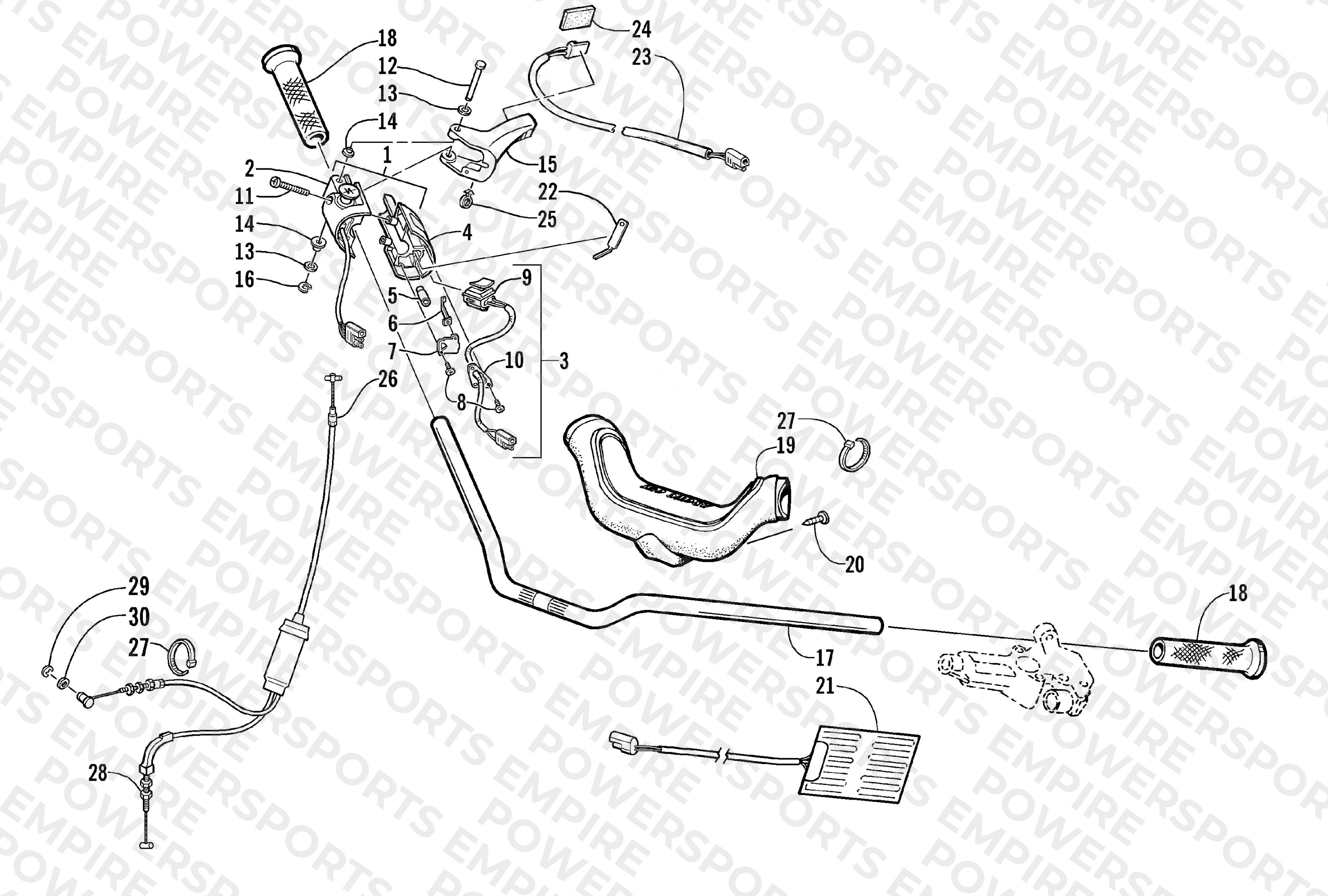 HANDLEBAR AND CONTROLS