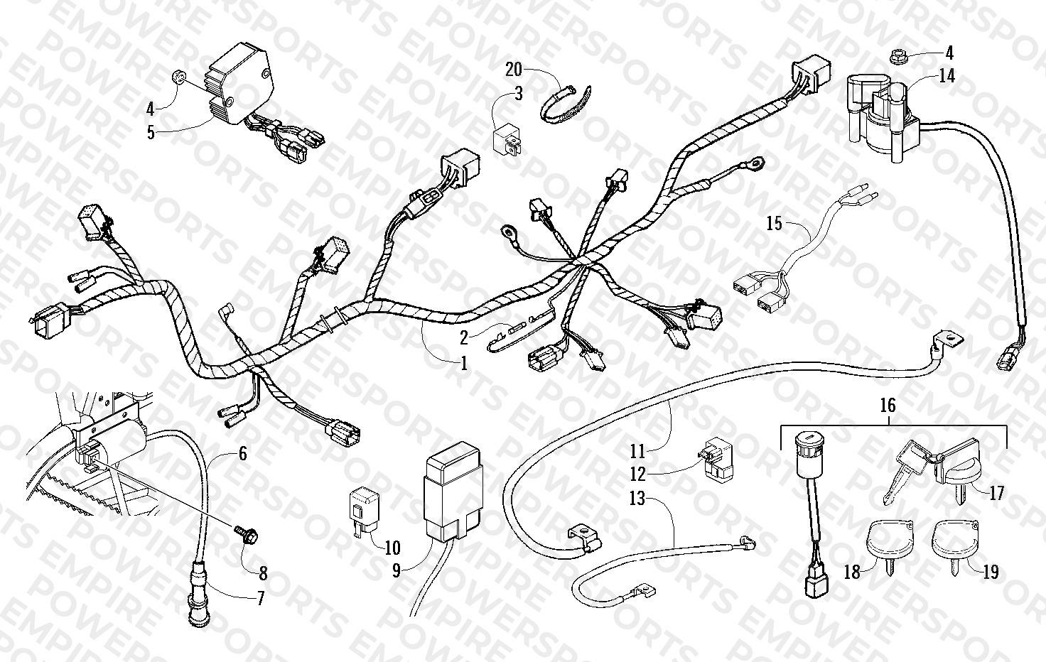 ELECTRICAL AND WIRING HARNESS ASSEMBLY