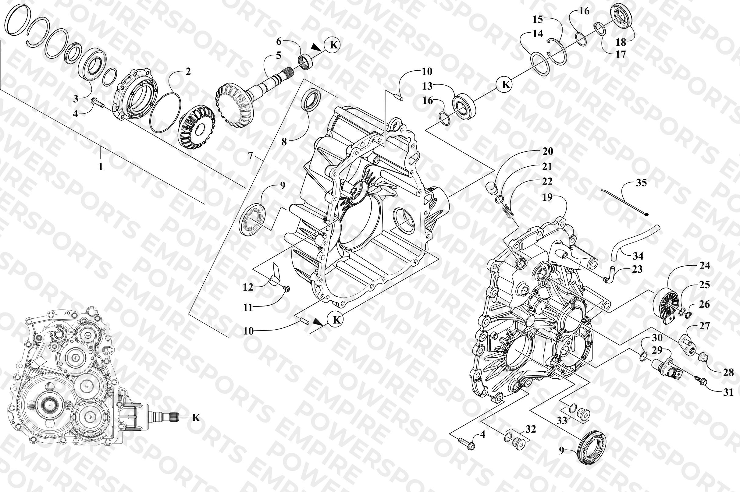 TRANSAXLE CASE/COVER