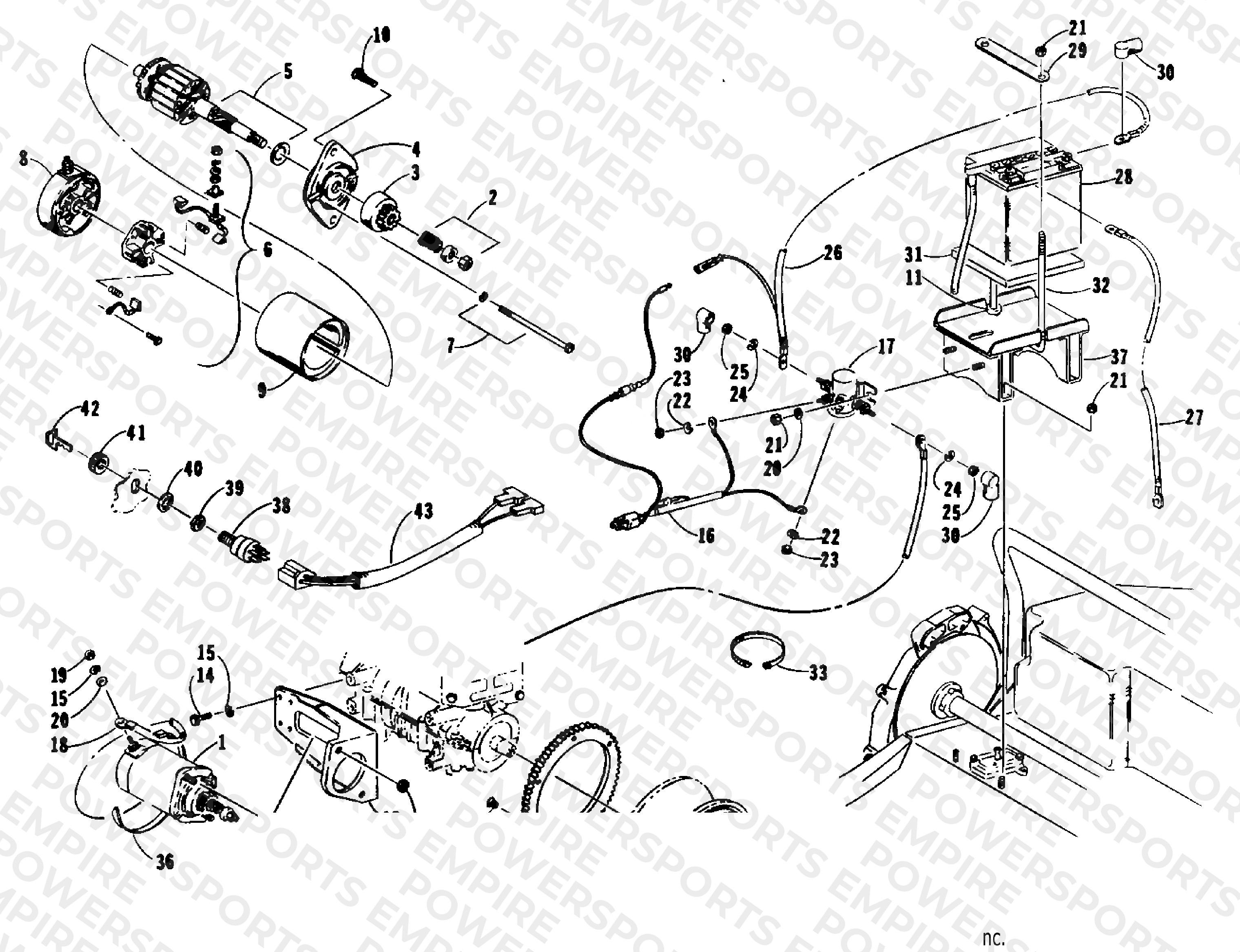 ELECTRIC START ASSEMBLY