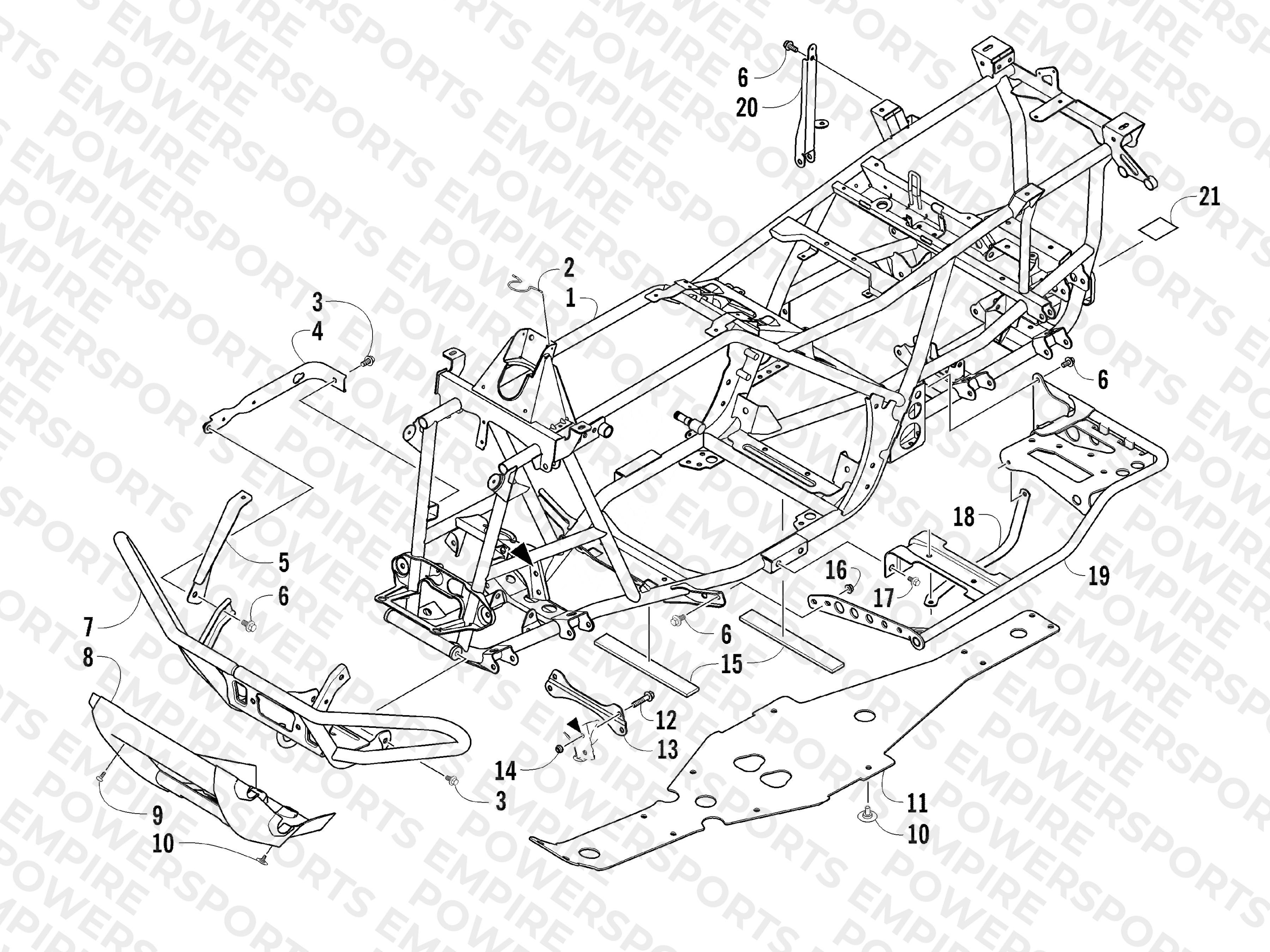 FRAME AND RELATED PARTS