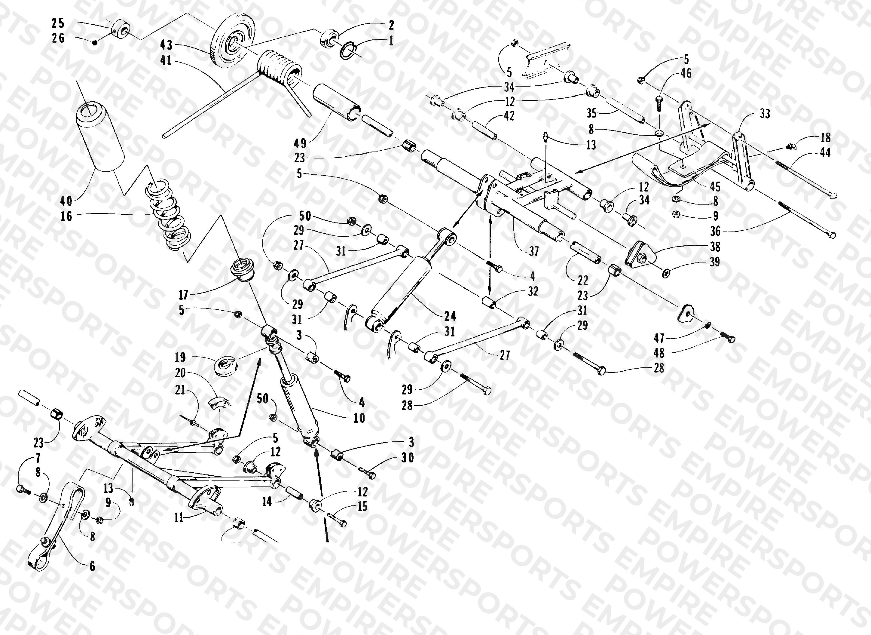 REAR SUSPENSION ARM ASSEMBLIES