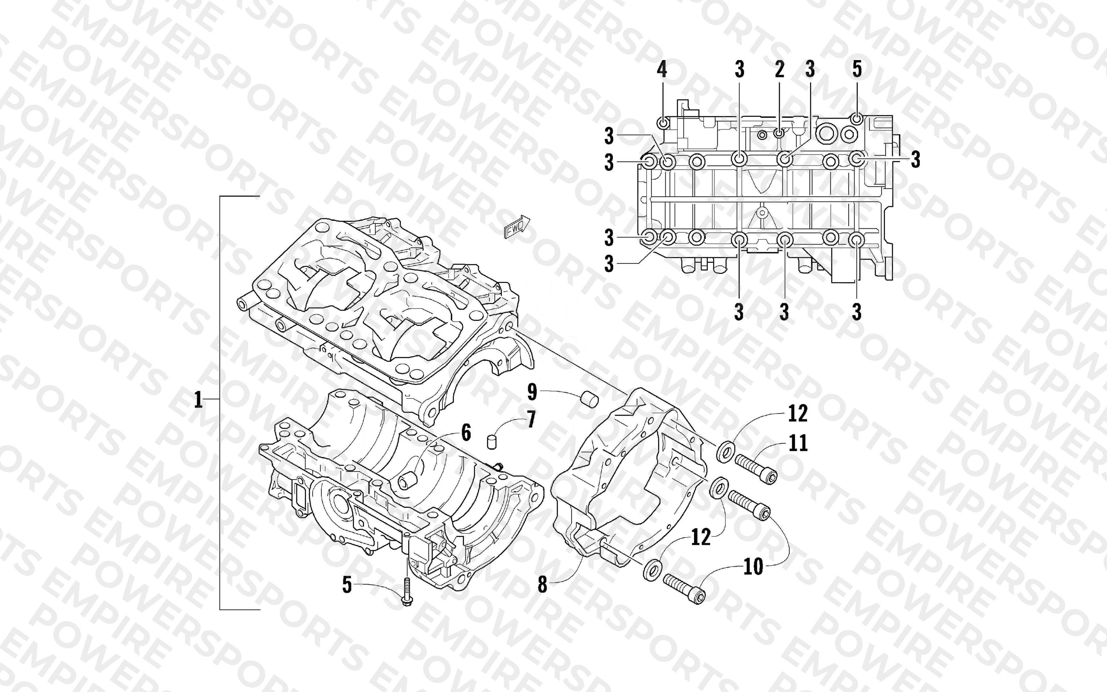 CRANKCASE ASSEMBLY