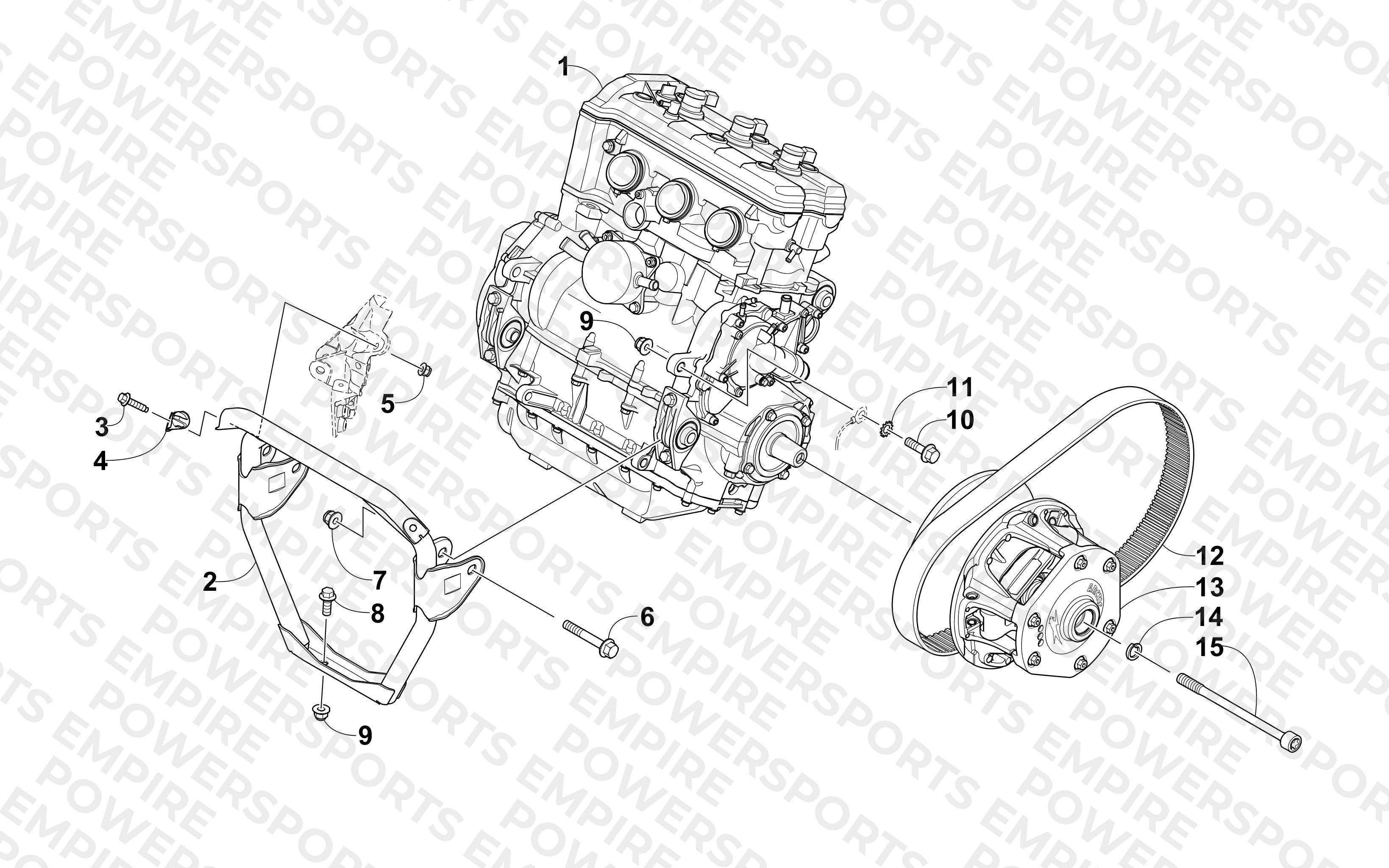 ENGINE AND RELATED PARTS