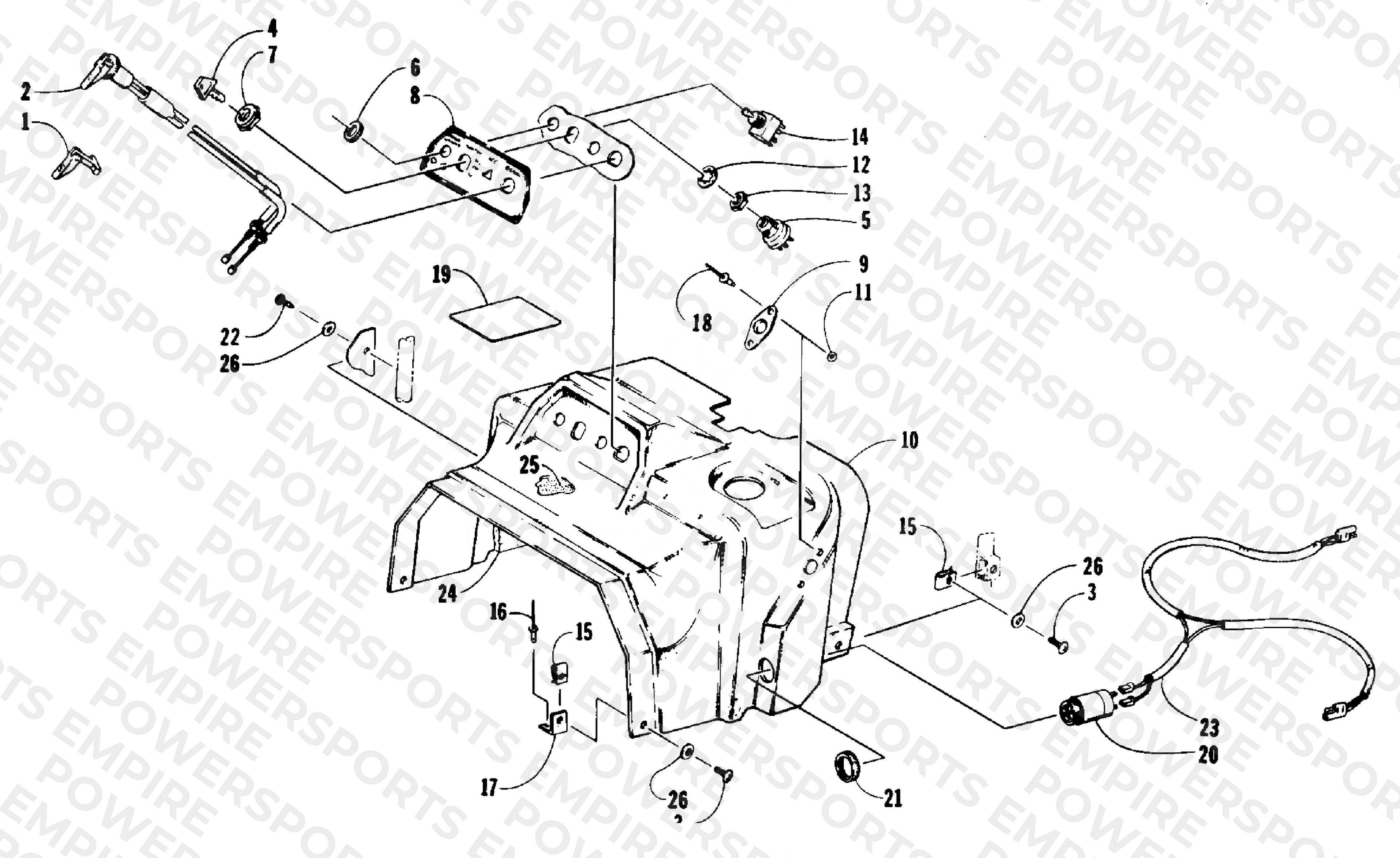 SWITCH AND CONSOLE ASSEMBLY