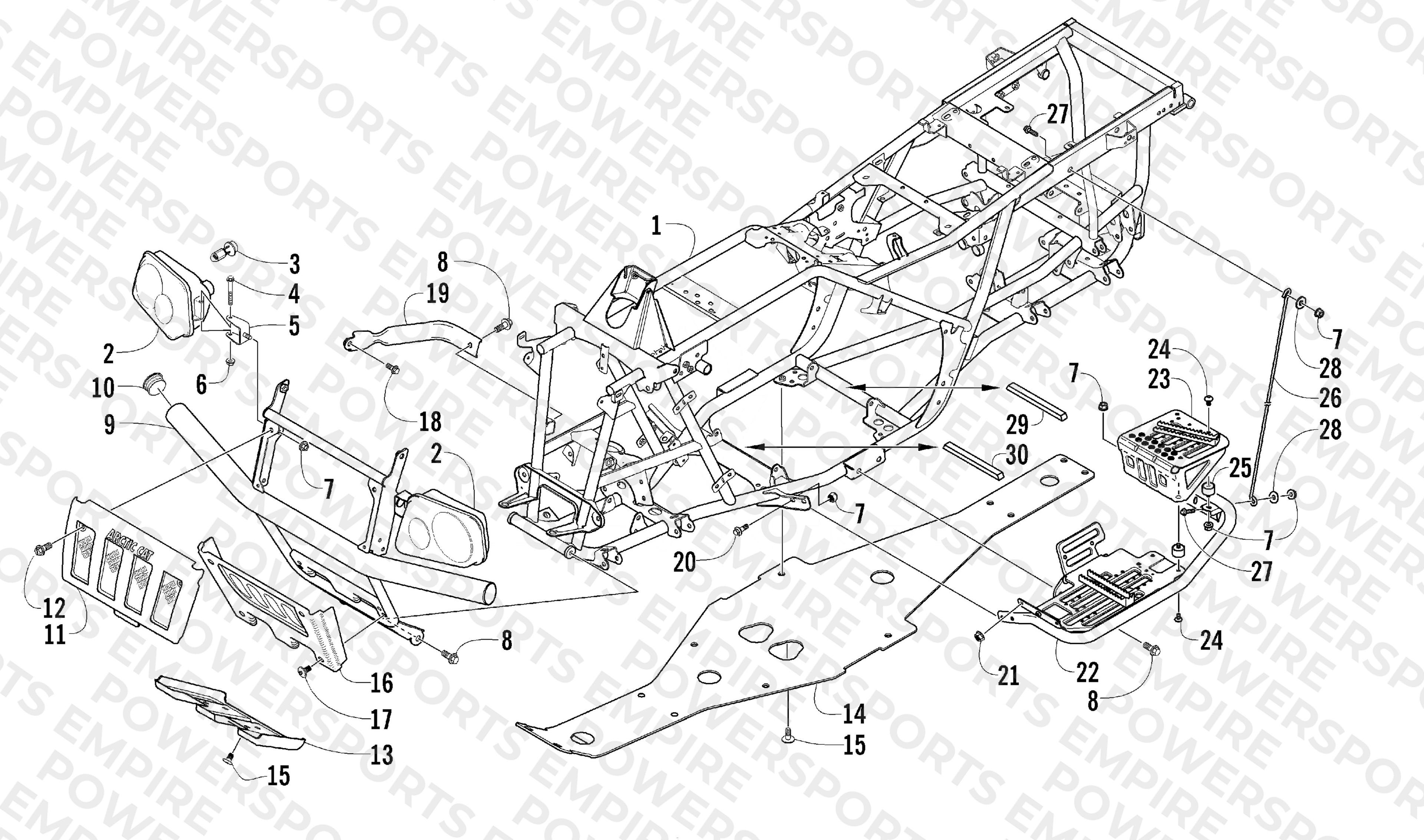 FRAME AND RELATED PARTS