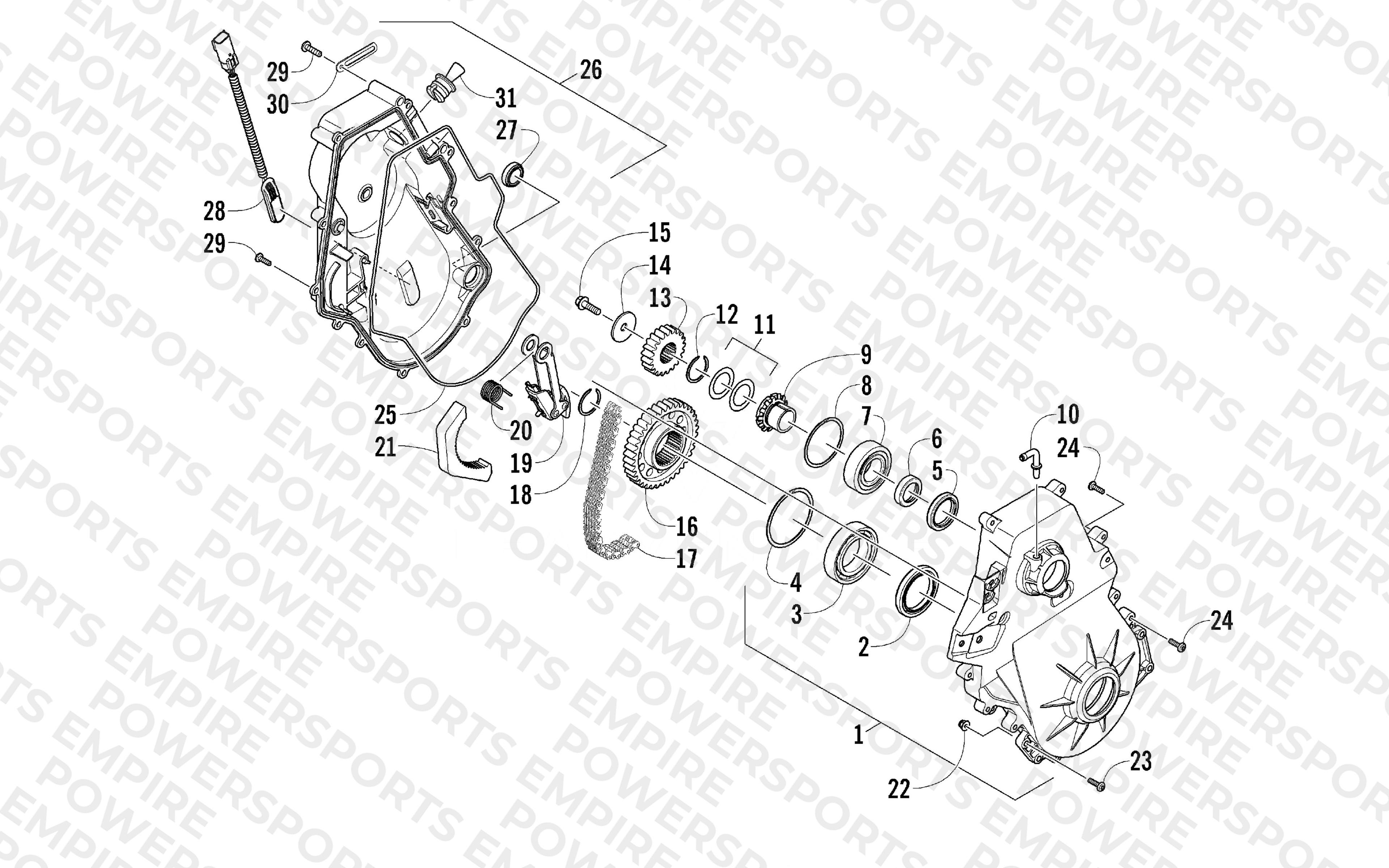 CHAIN CASE ASSEMBLY
