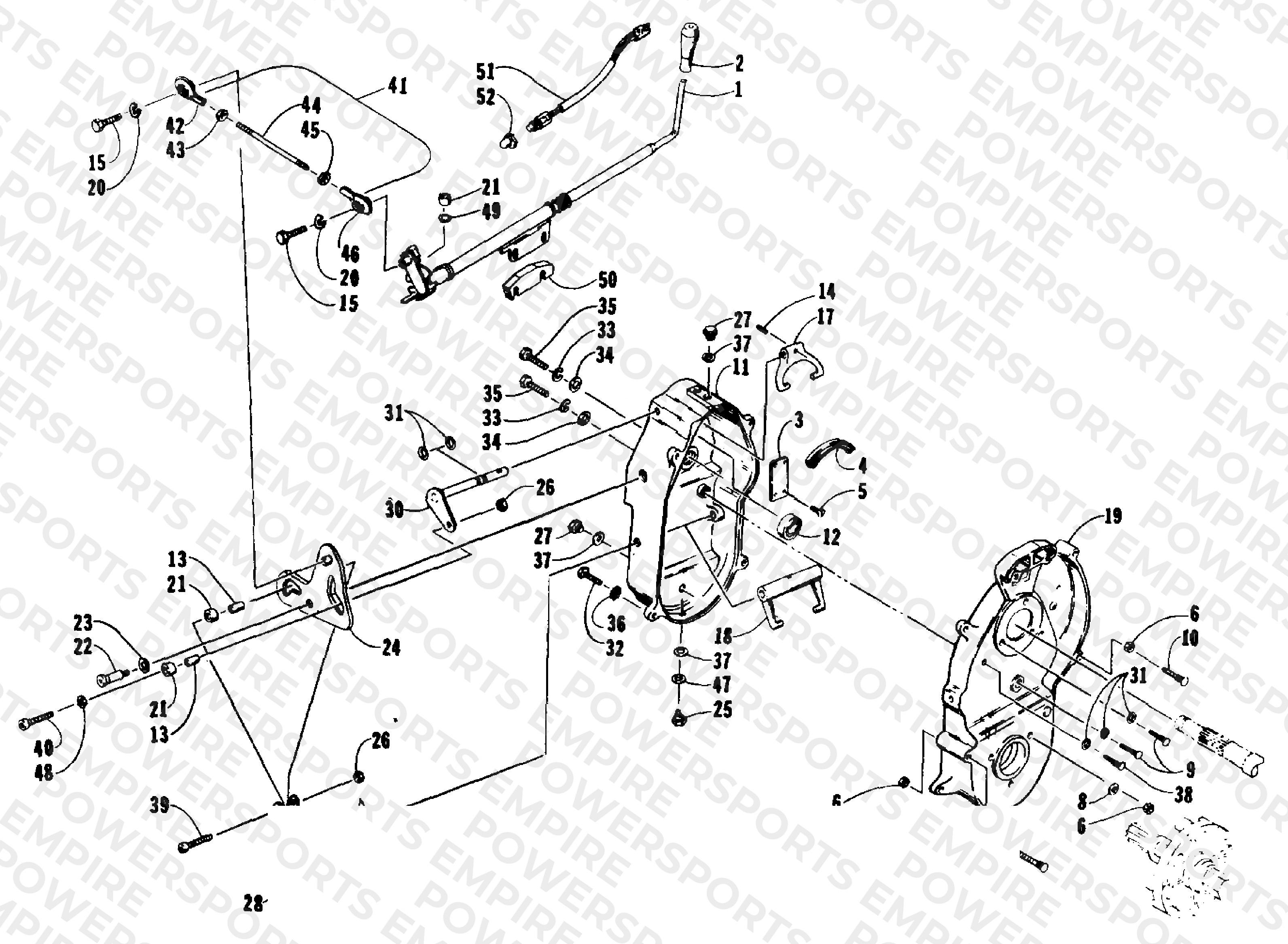 SHIFT LEVER AND DROPCASE ASSEMBLY