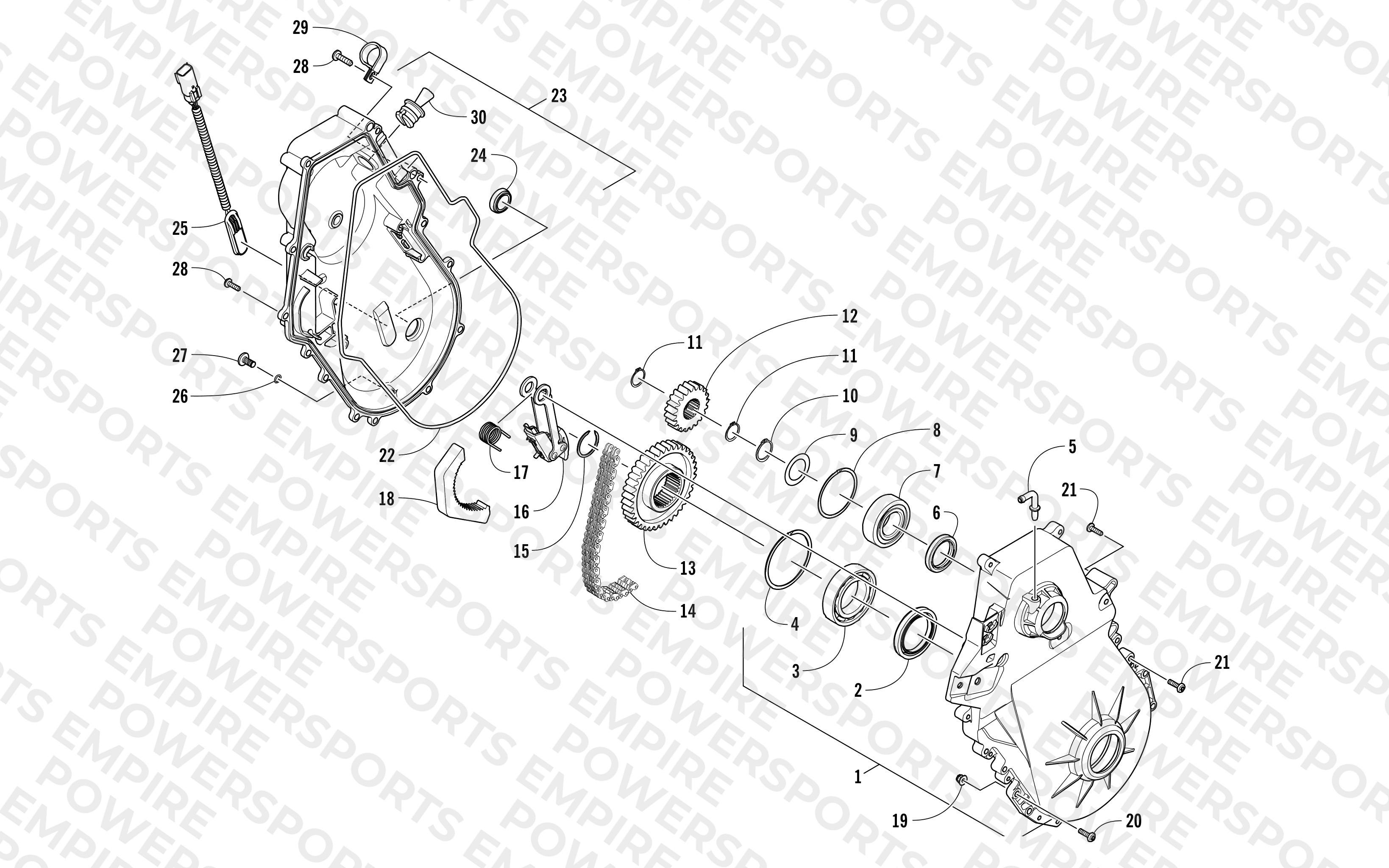 CHAIN CASE ASSEMBLY