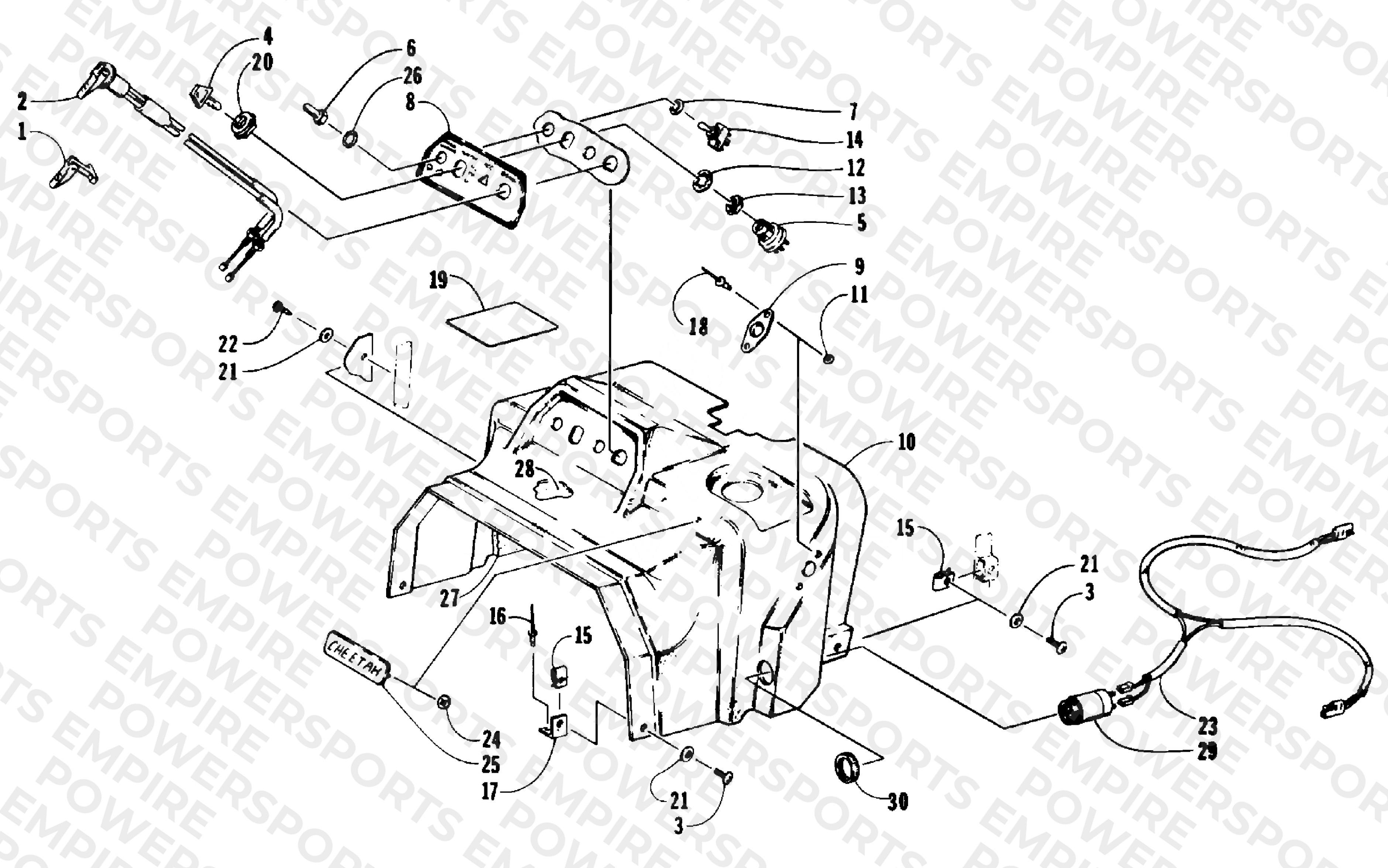 SWITCH AND CONSOLE ASSEMBLY