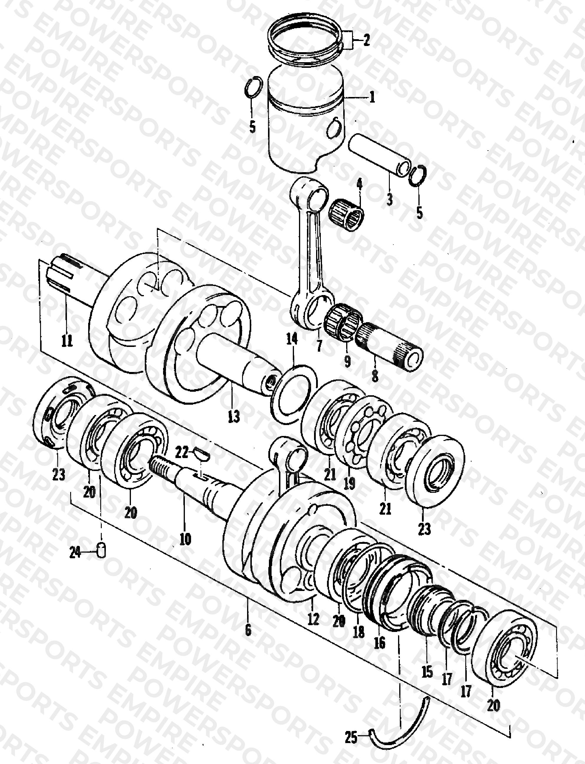PISTON AND CRANKSHAFT