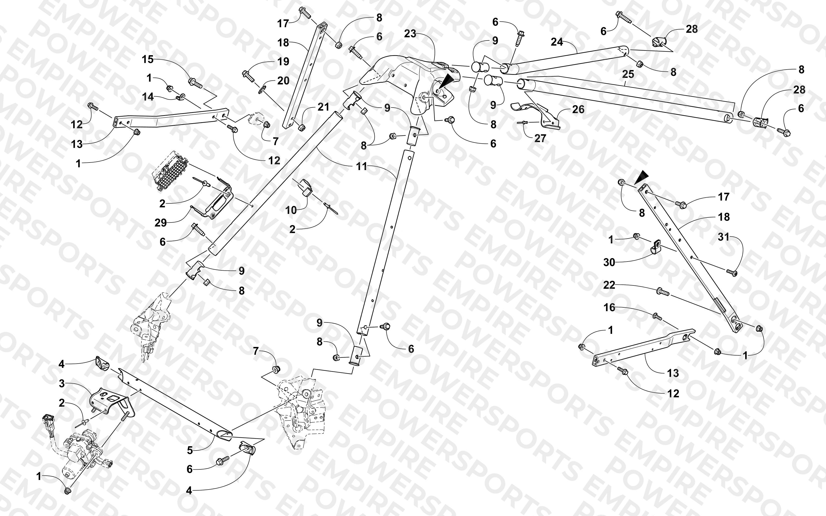 STEERING SUPPORT ASSEMBLY