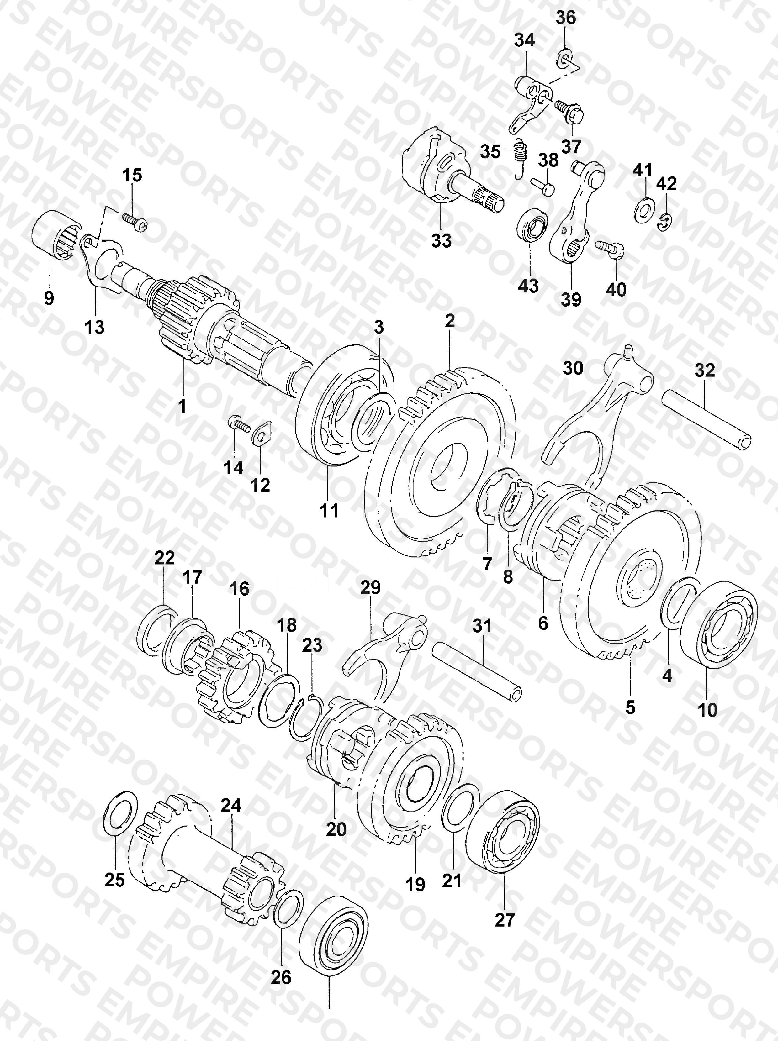 SECONDARY TRANSMISSION ASSEMBLY