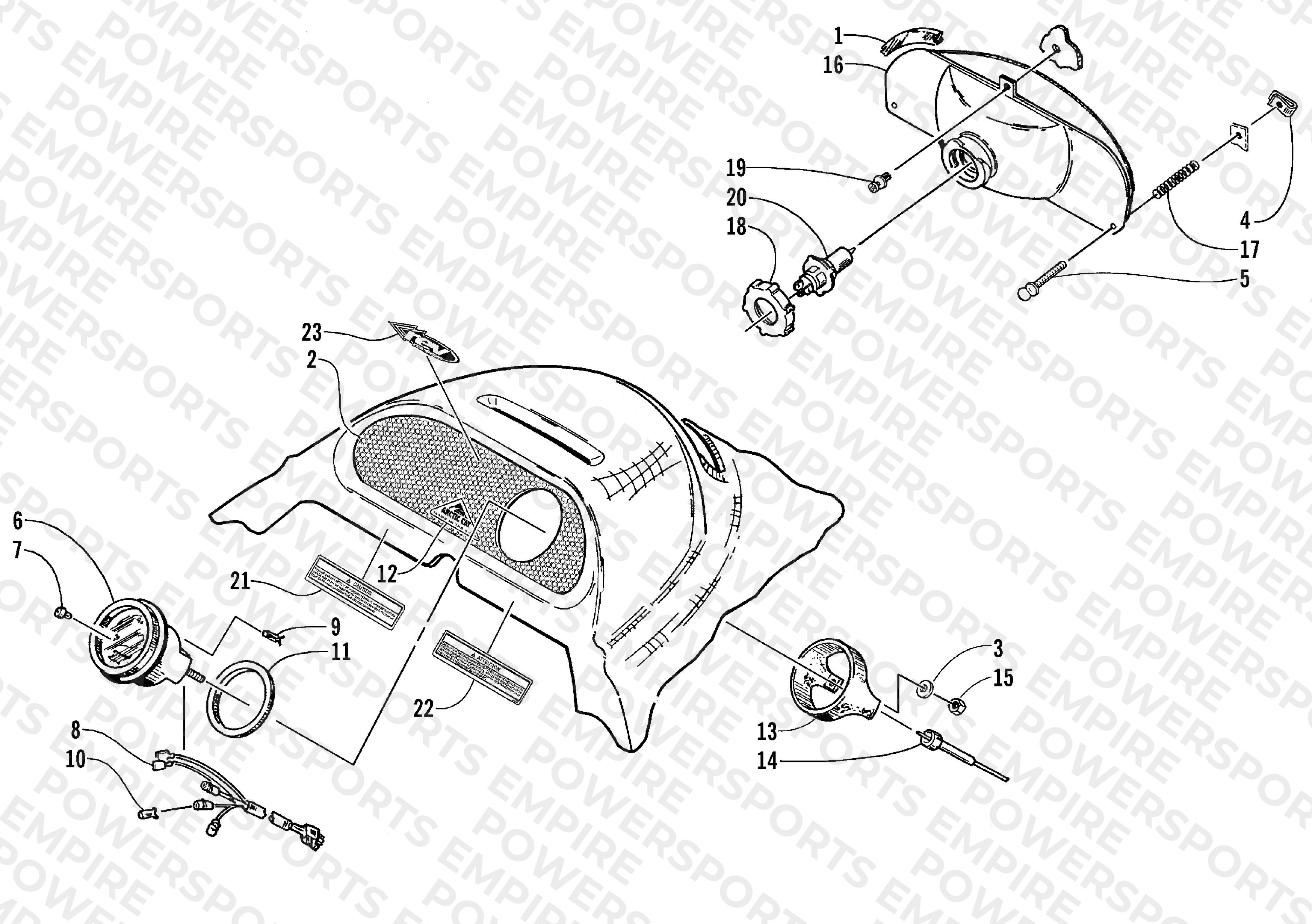 HEADLIGHT AND INSTRUMENT POD