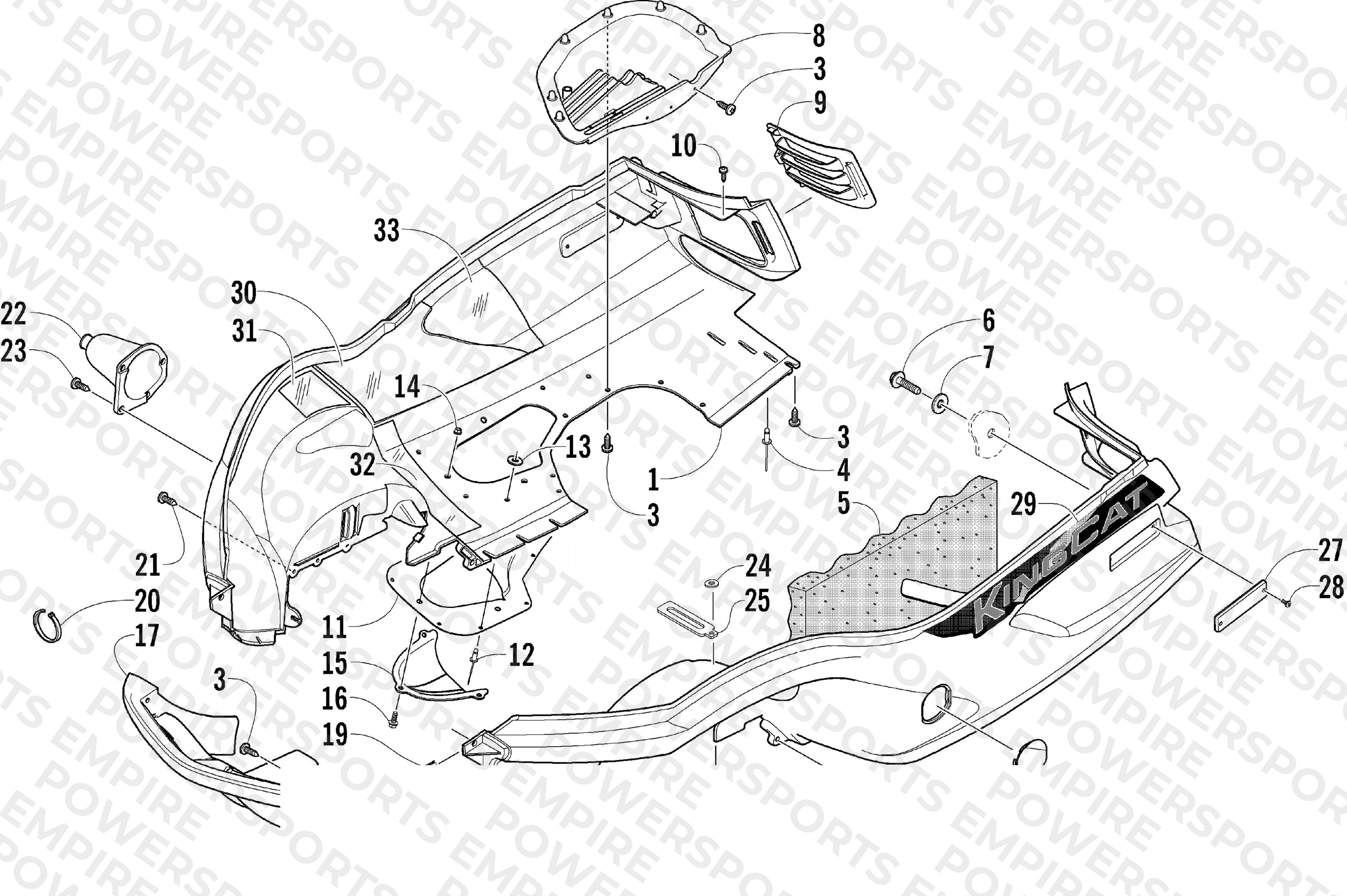 BELLY PAN AND FRONT BUMPER ASSEMBLY