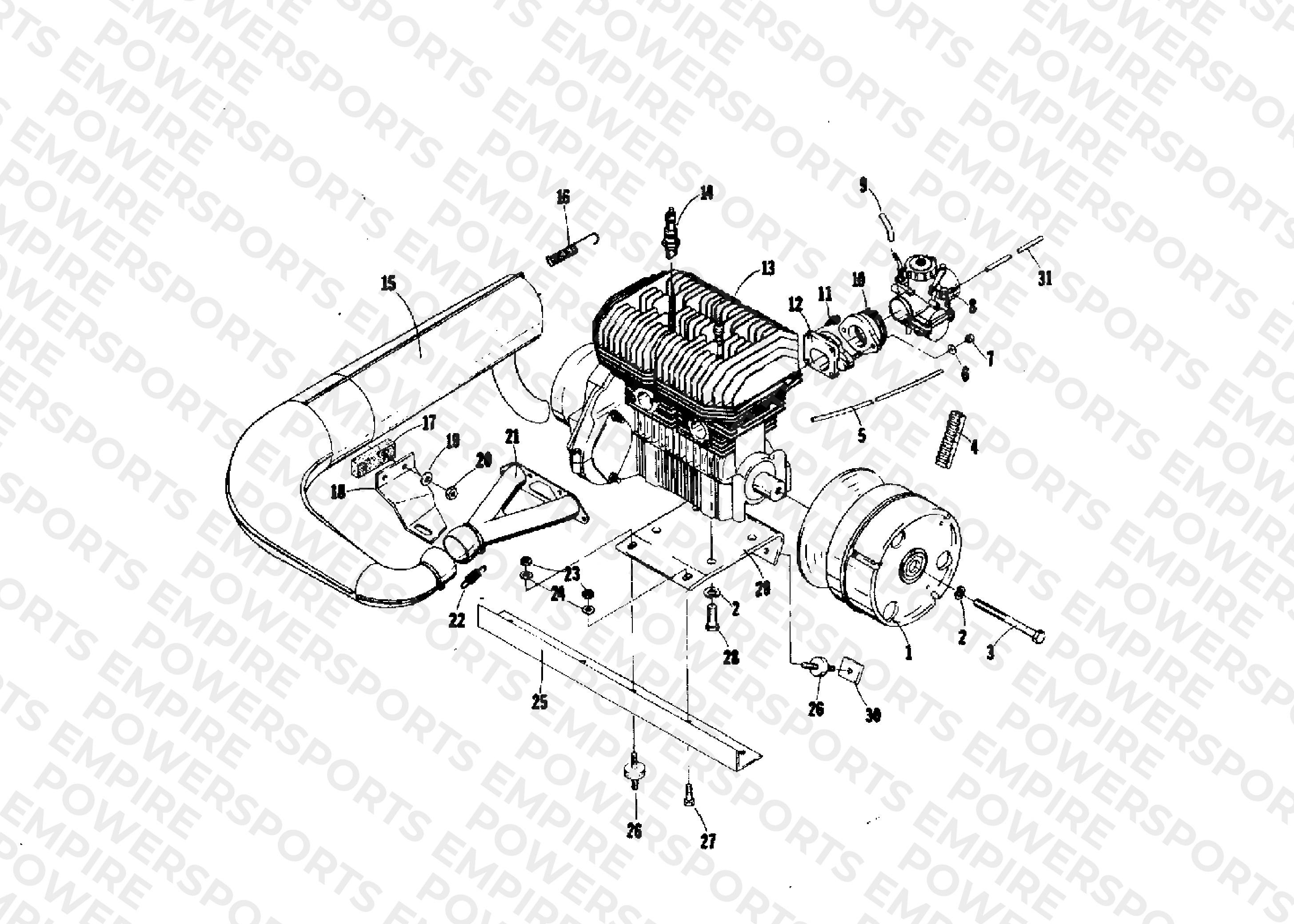 ENGINE MOUNTING PARTS